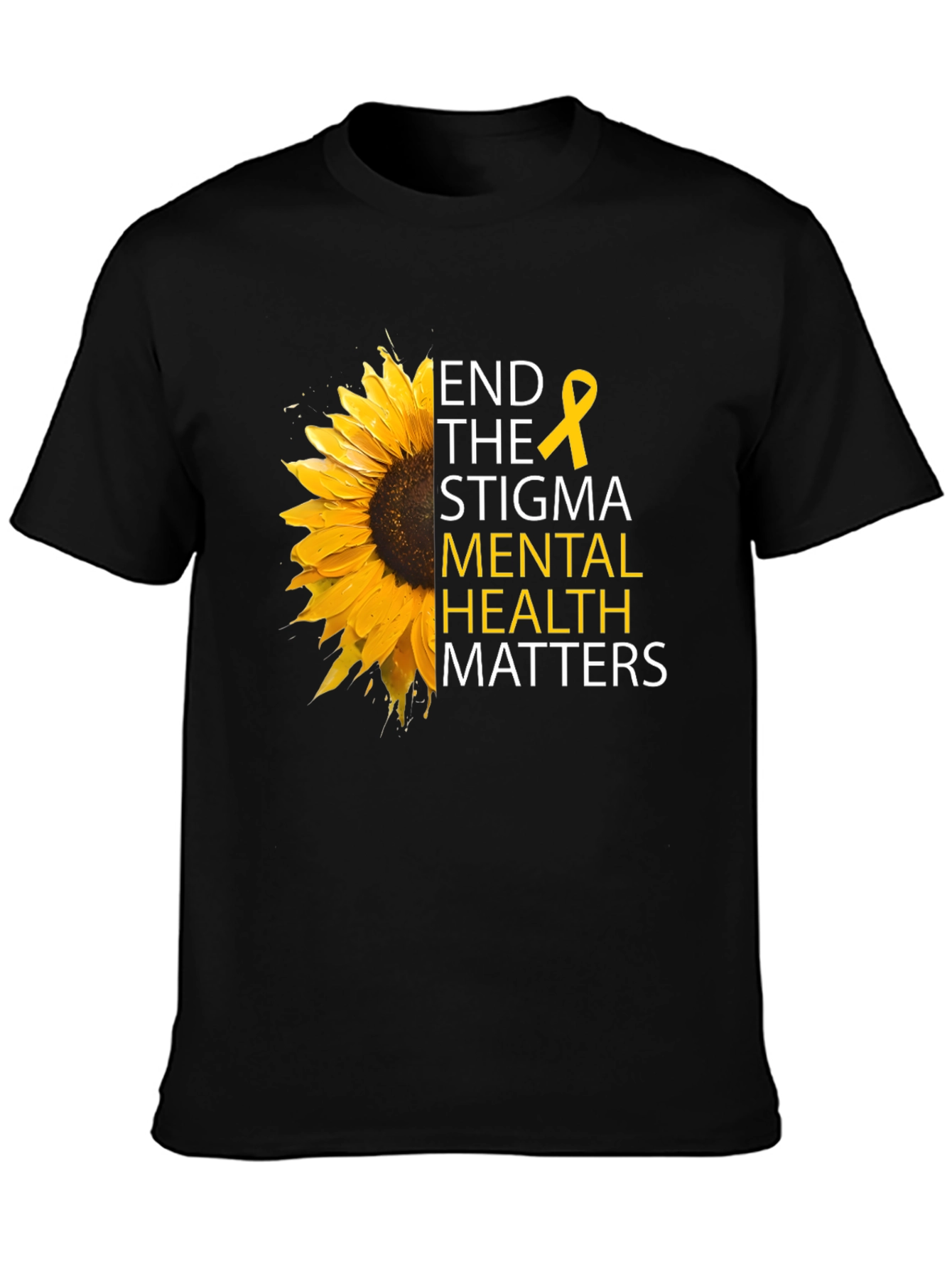 Mental Health Matters Sunflower T-Shirt