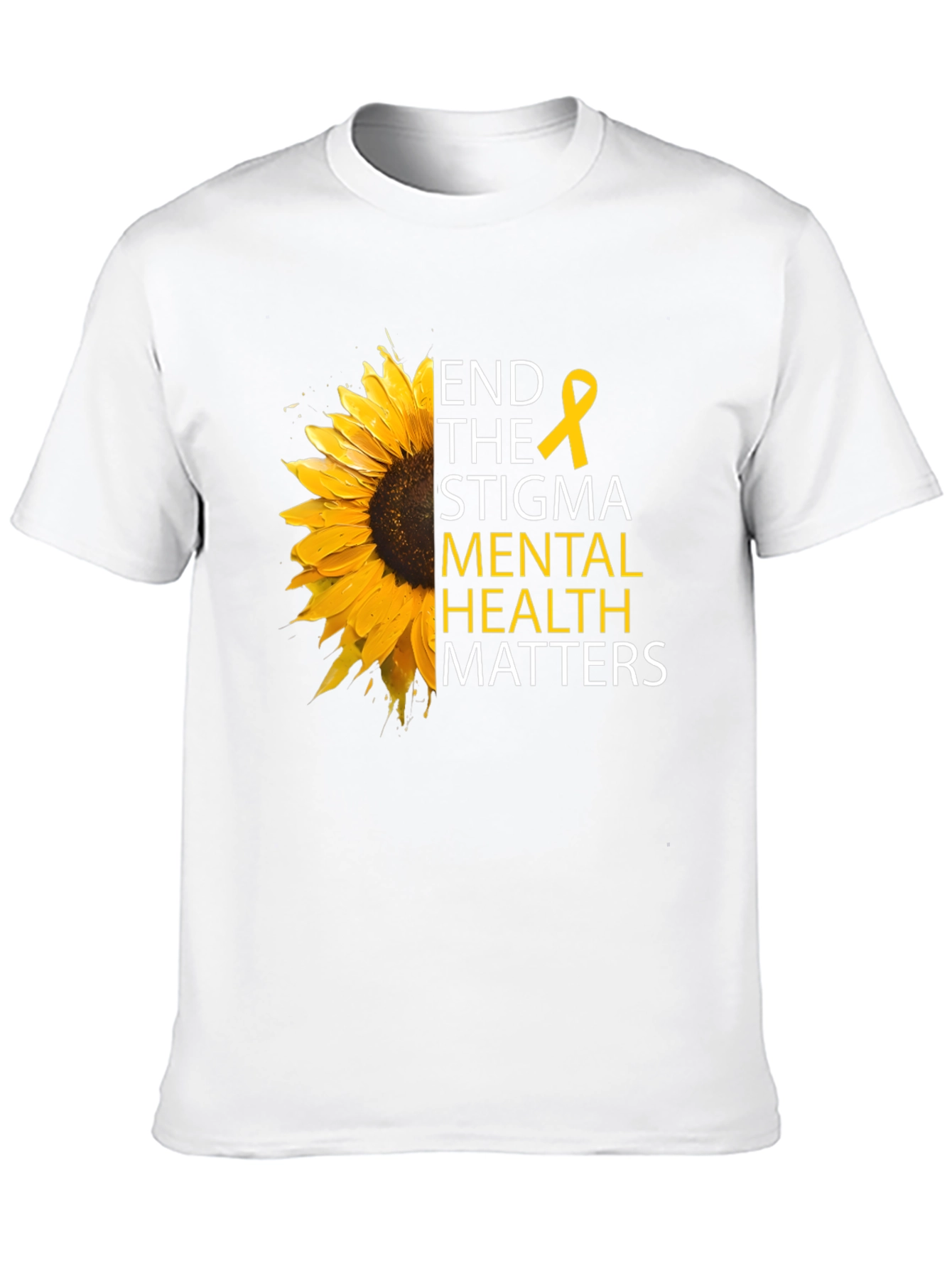 Mental Health Matters Sunflower T-Shirt