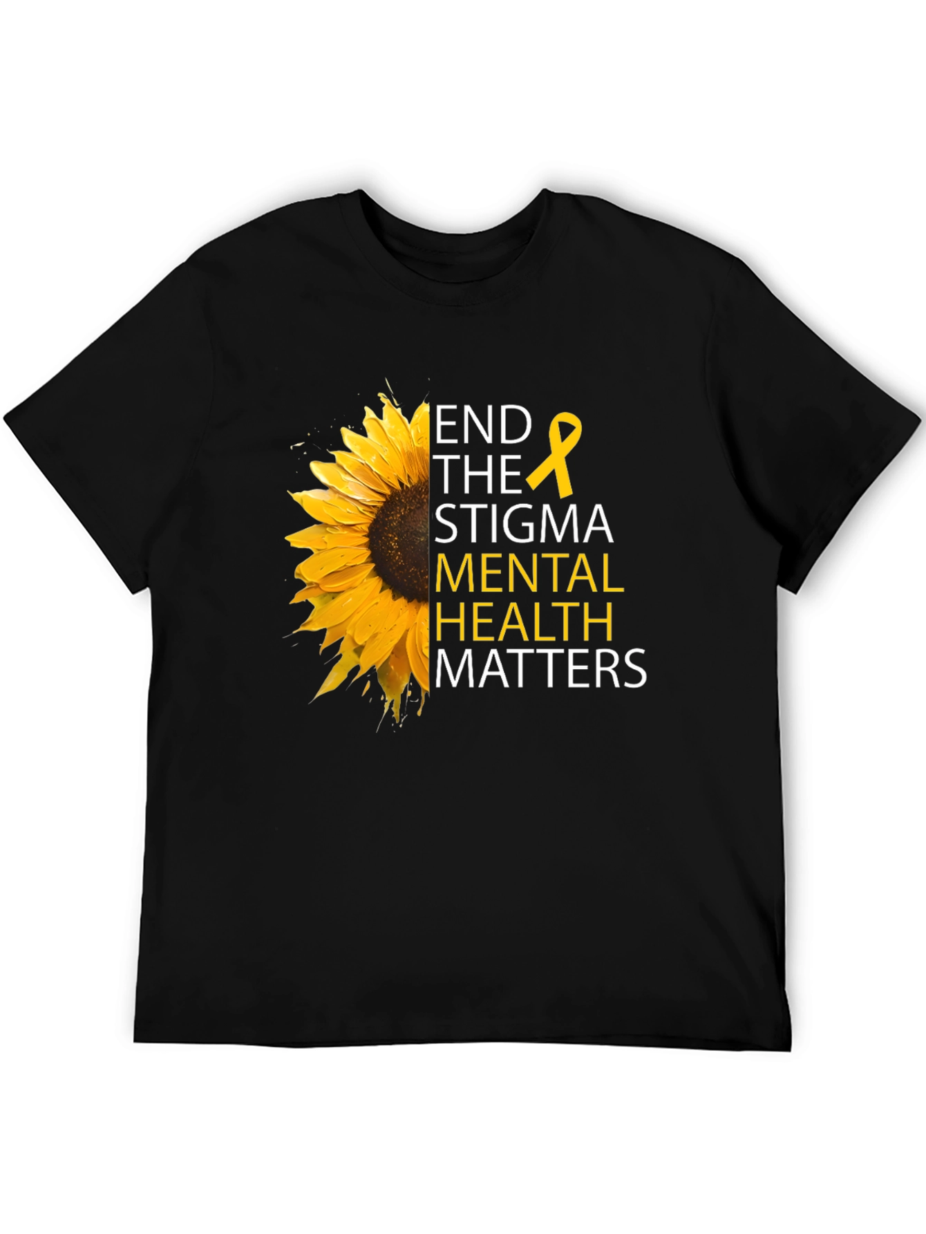 Mental Health Matters Sunflower T-Shirt