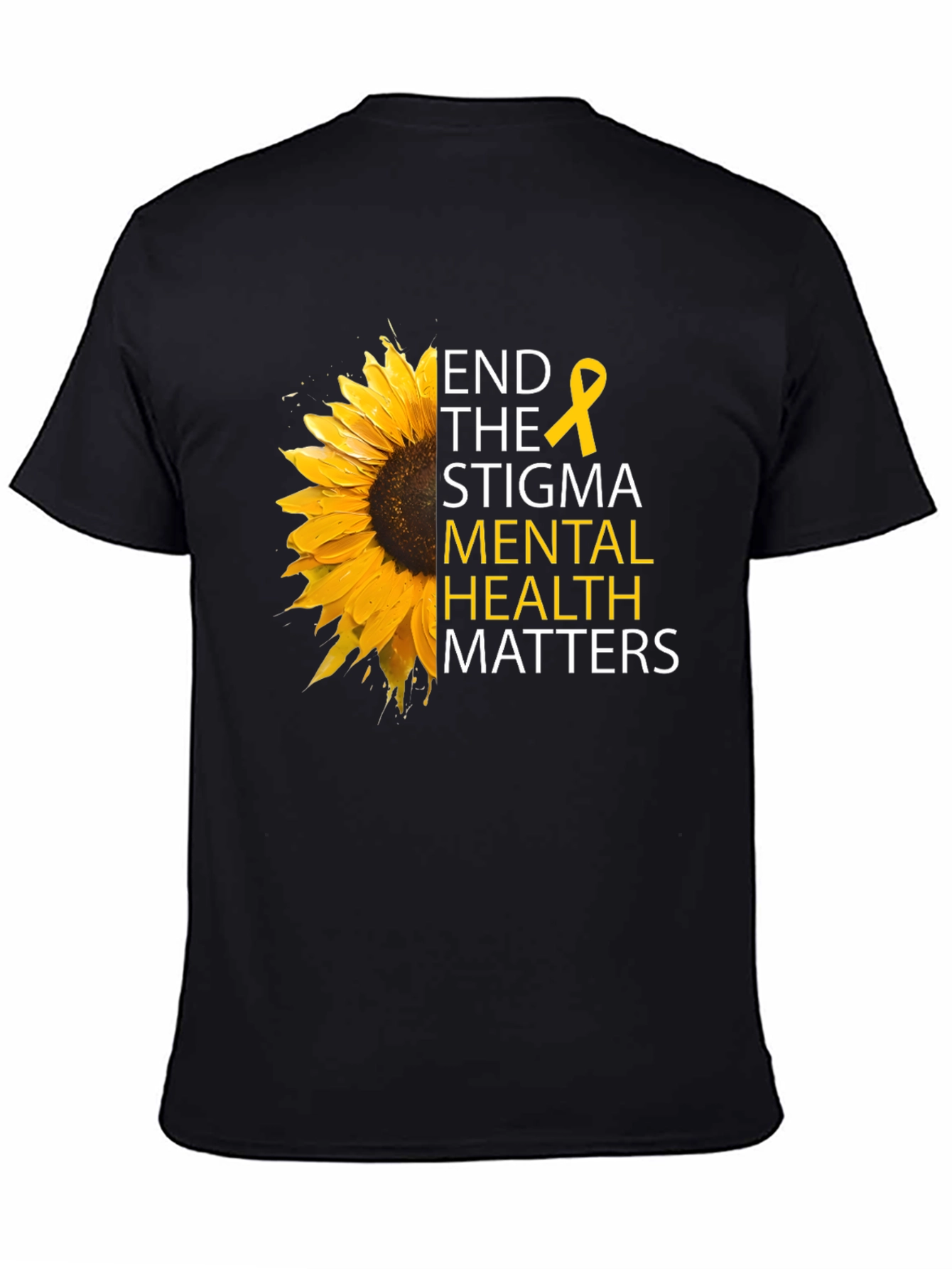 Mental Health Matters Sunflower T-Shirt