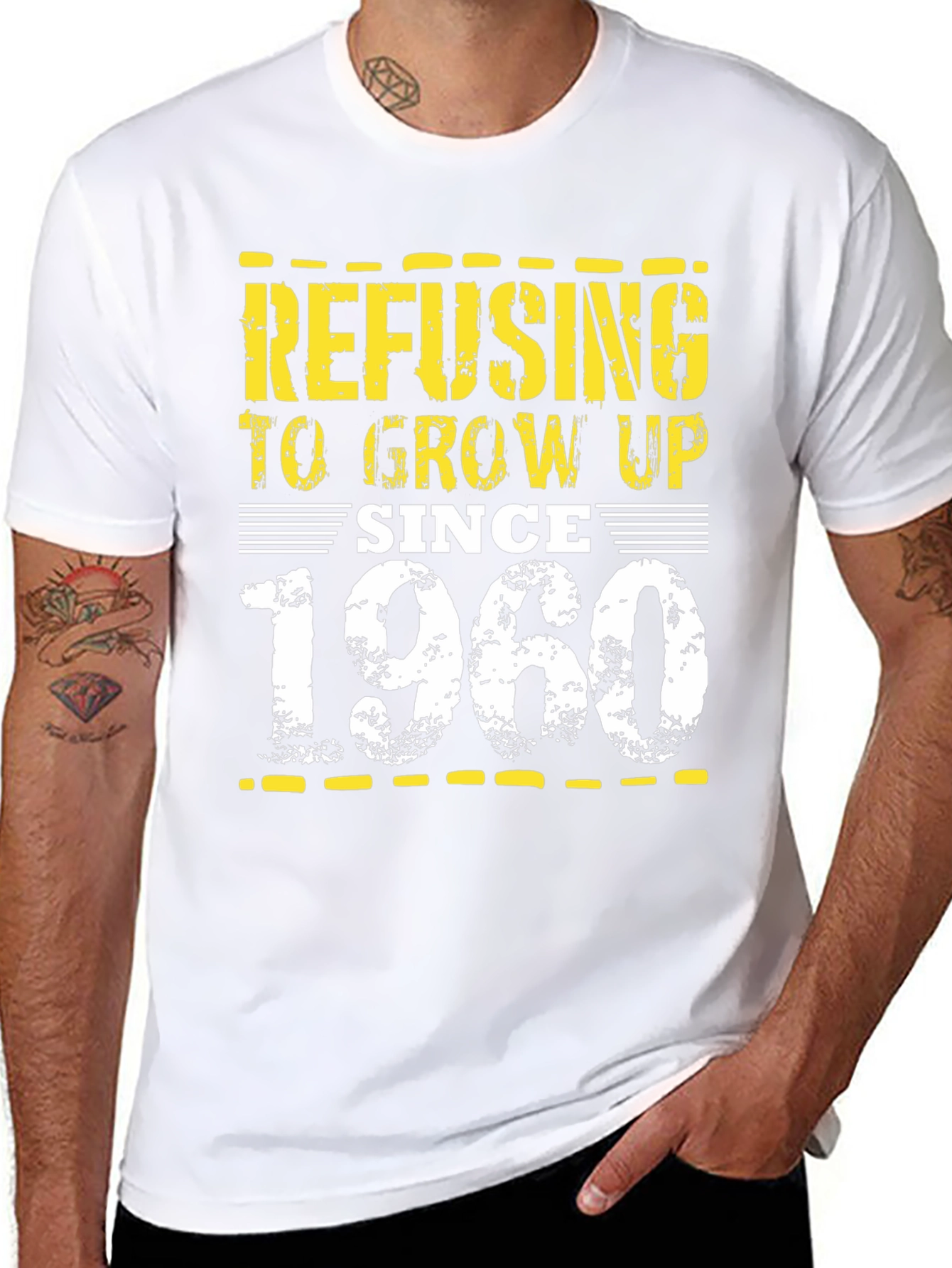 Refusing to Grow Up T-Shirt - Since 1960