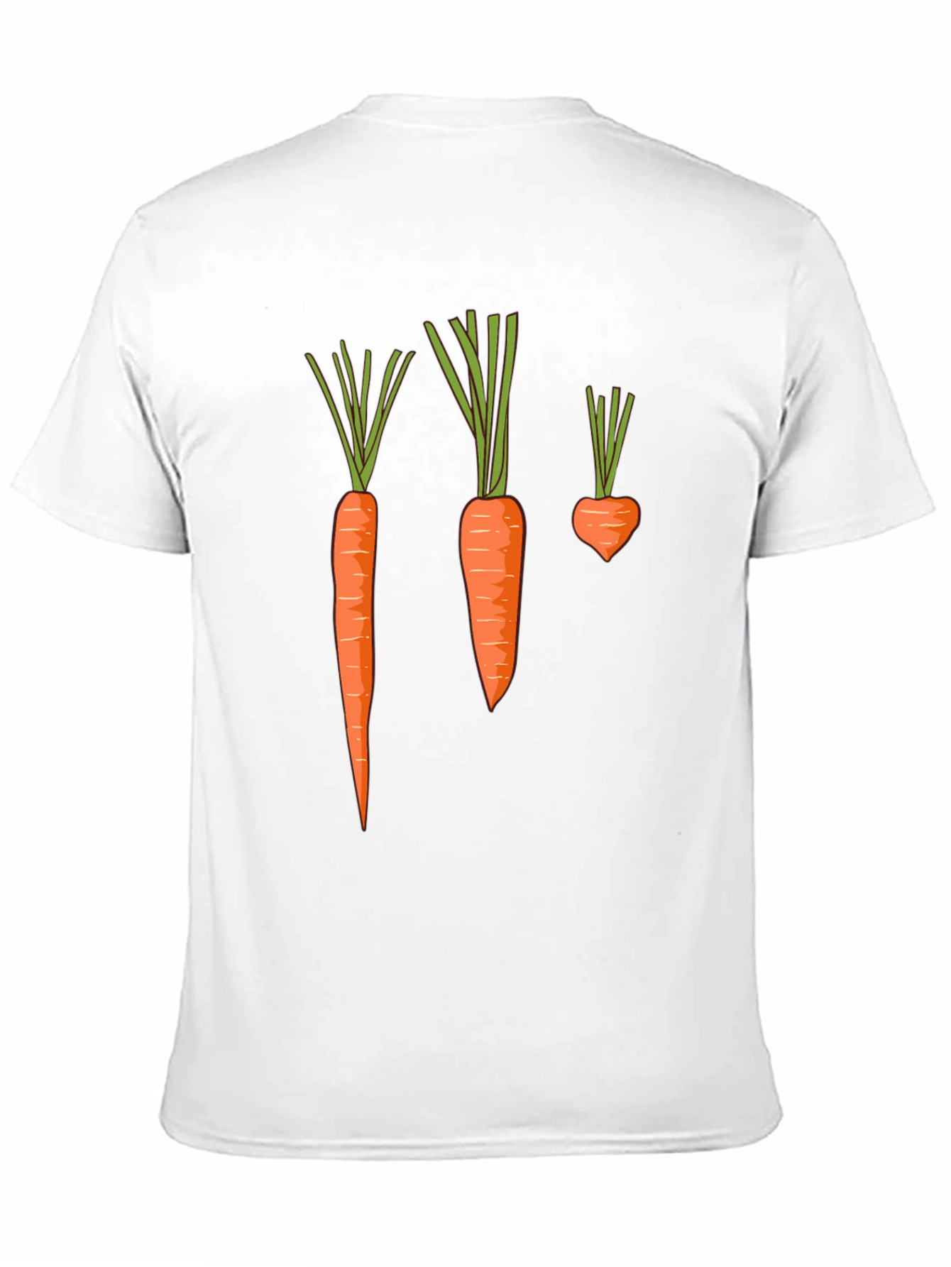 Carrot Graphic Tee - Black Cotton T-Shirt