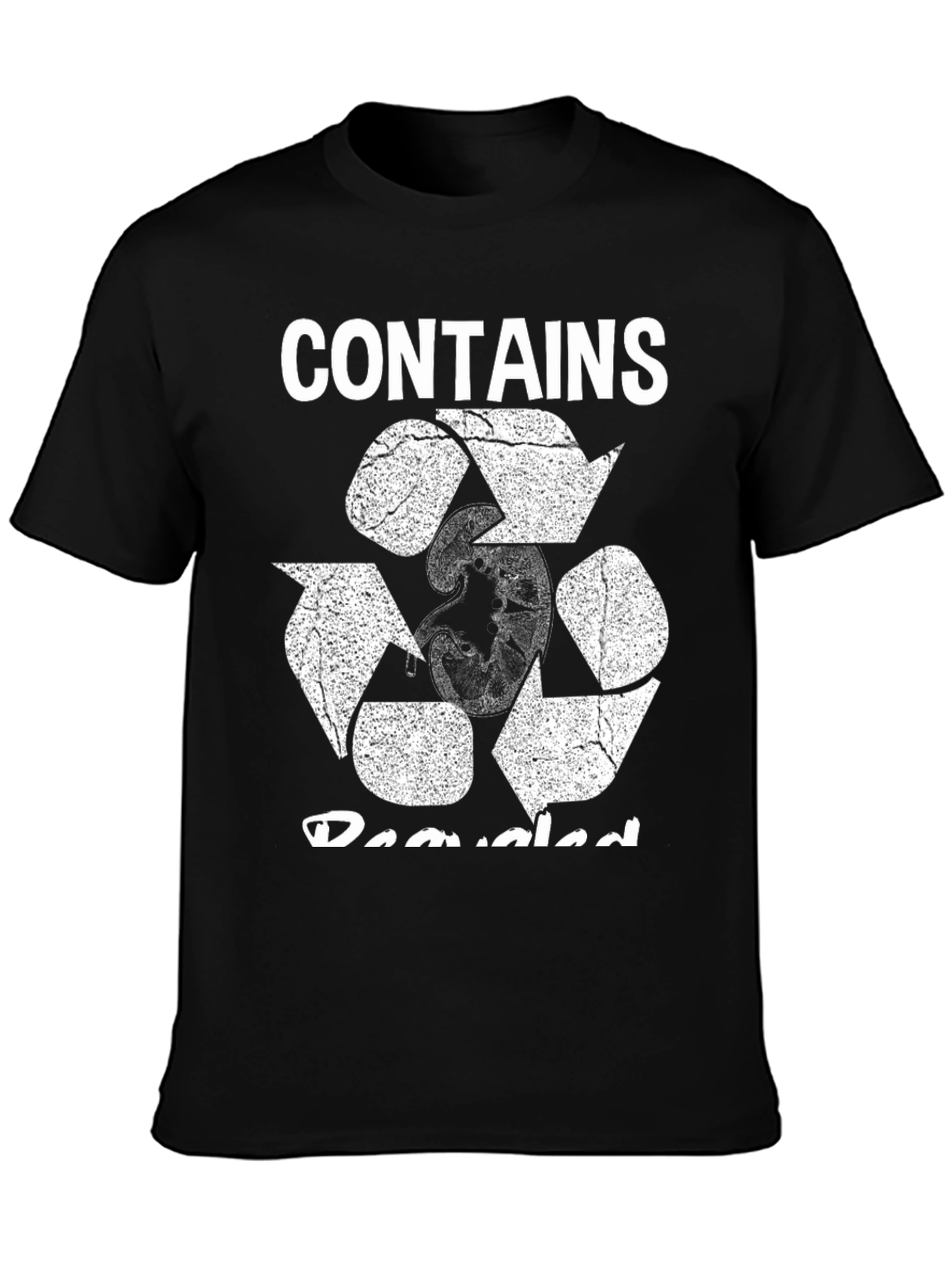 Recycled Content Black T-Shirt