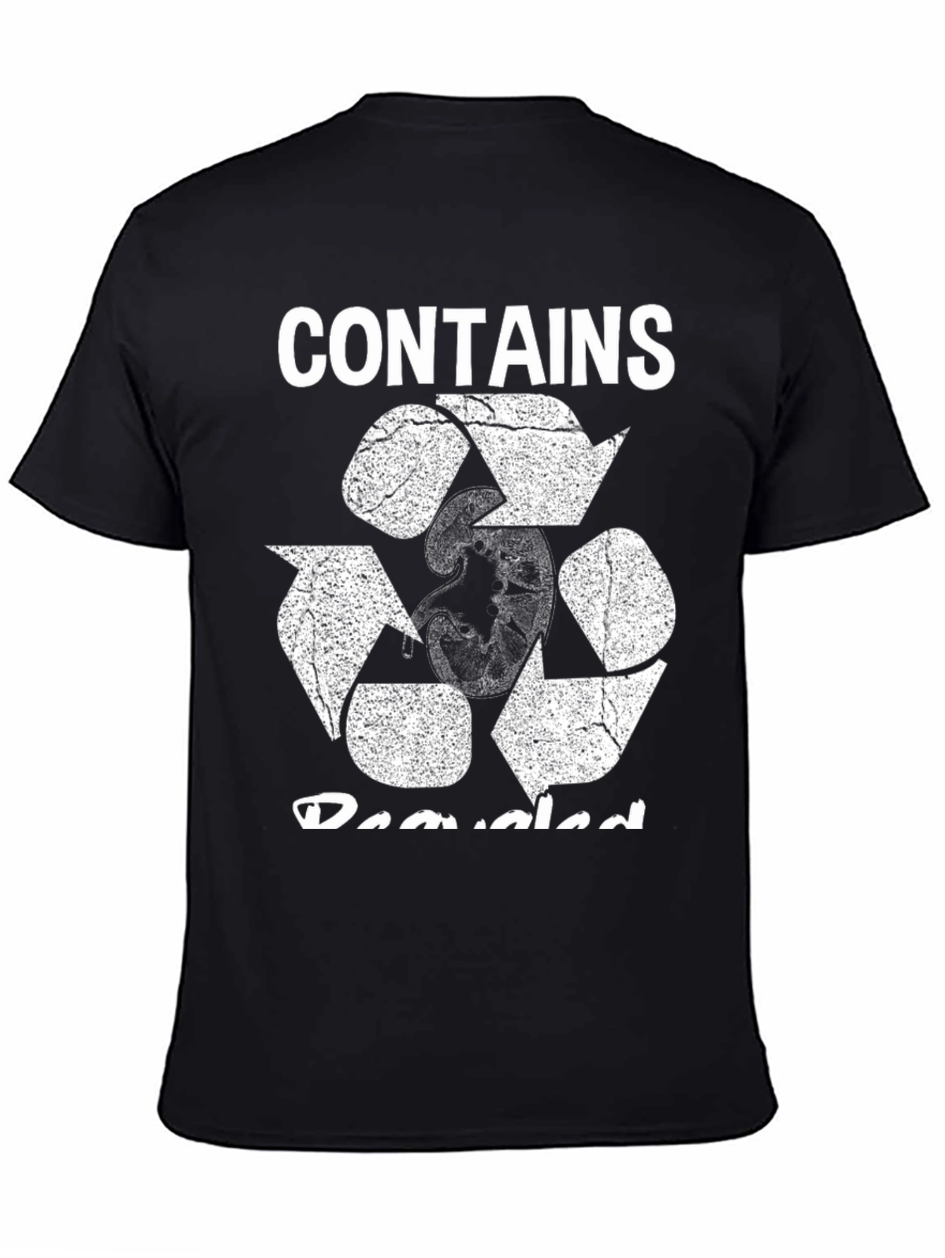 Recycled Content Black T-Shirt