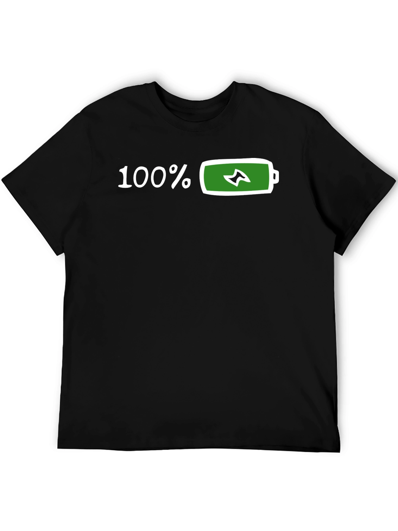 100% Charged Black T-Shirt