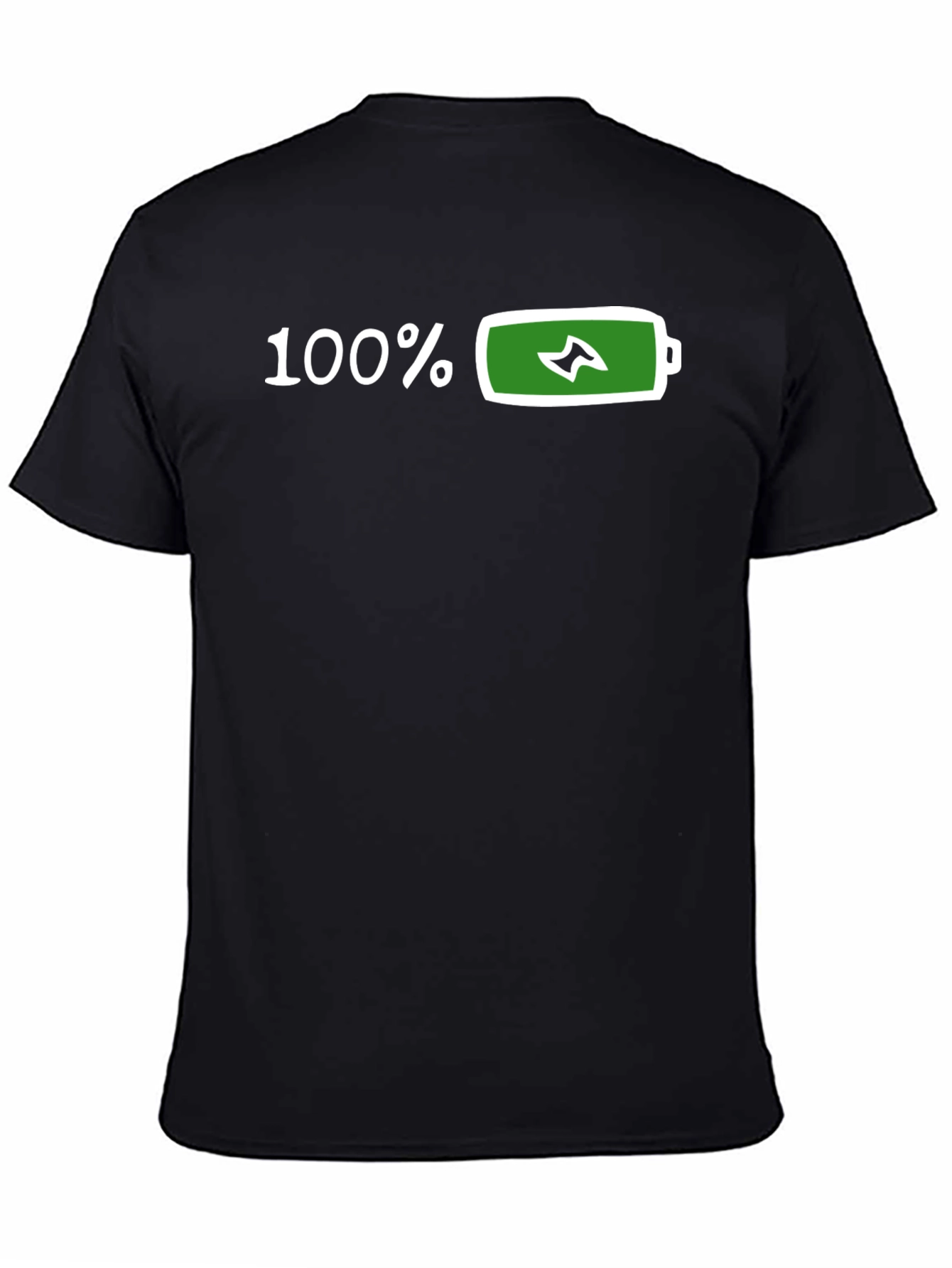 100% Charged Black T-Shirt