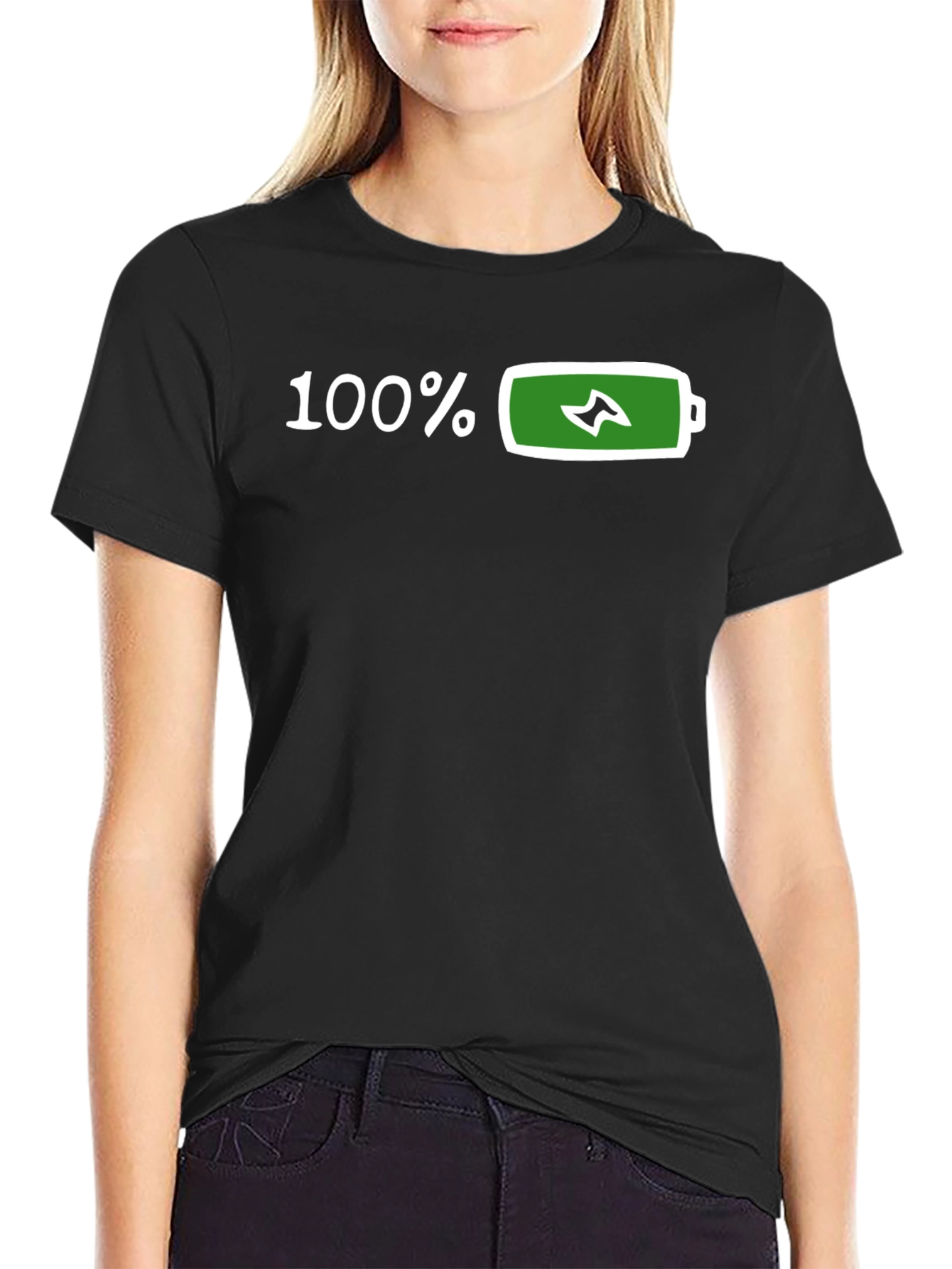 100% Charged Black T-Shirt