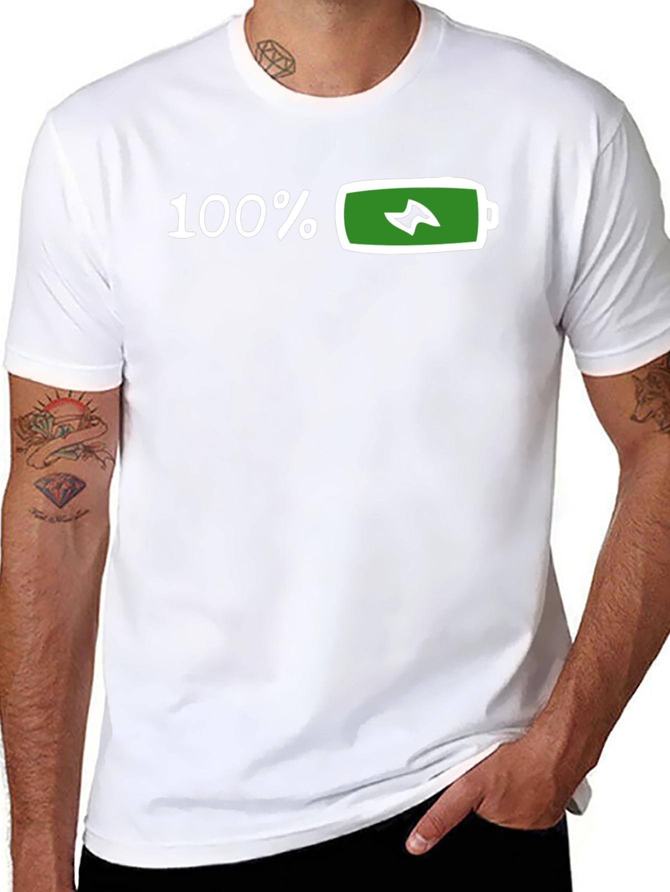 100% Charged Black T-Shirt