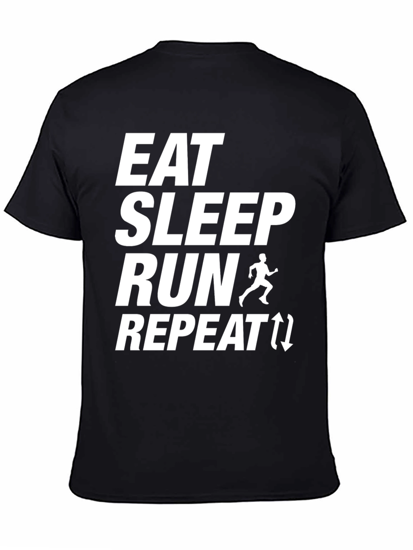 Eat Sleep Run Repeat Graphic T-Shirt