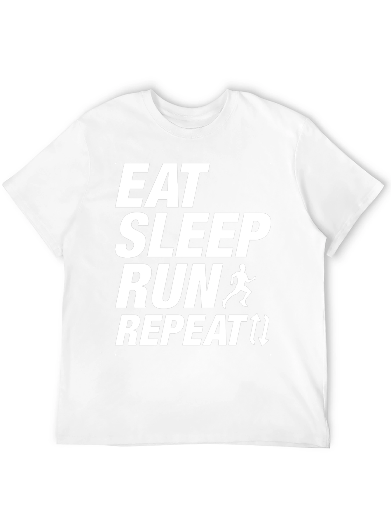 Eat Sleep Run Repeat Graphic T-Shirt