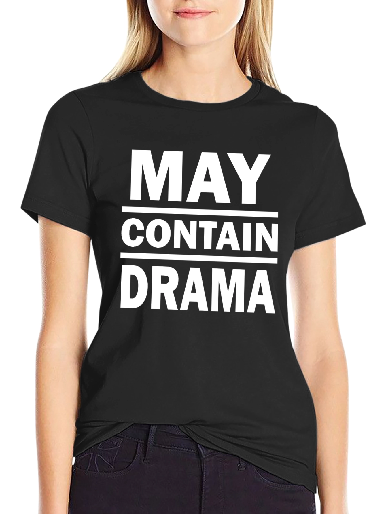 May Contain Drama Funny Sarcastic T-Shirt
