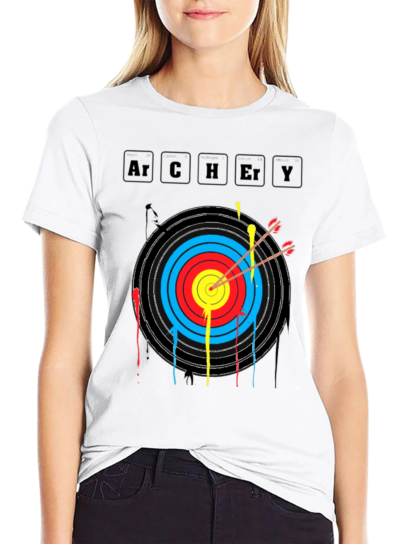 Archery Target Mens T-Shirt - Bullseye Graphic Tee
