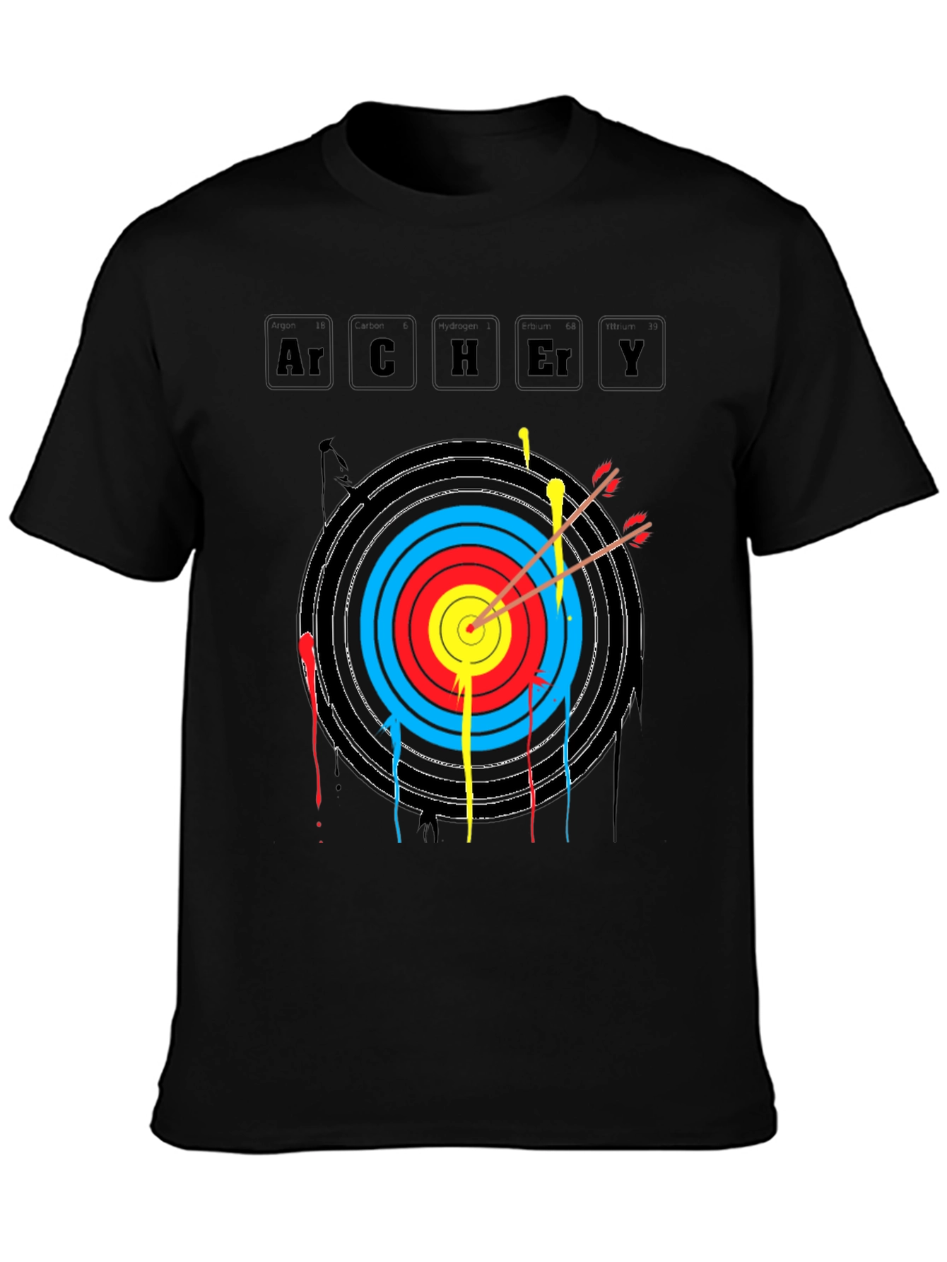 Archery Target Mens T-Shirt - Bullseye Graphic Tee