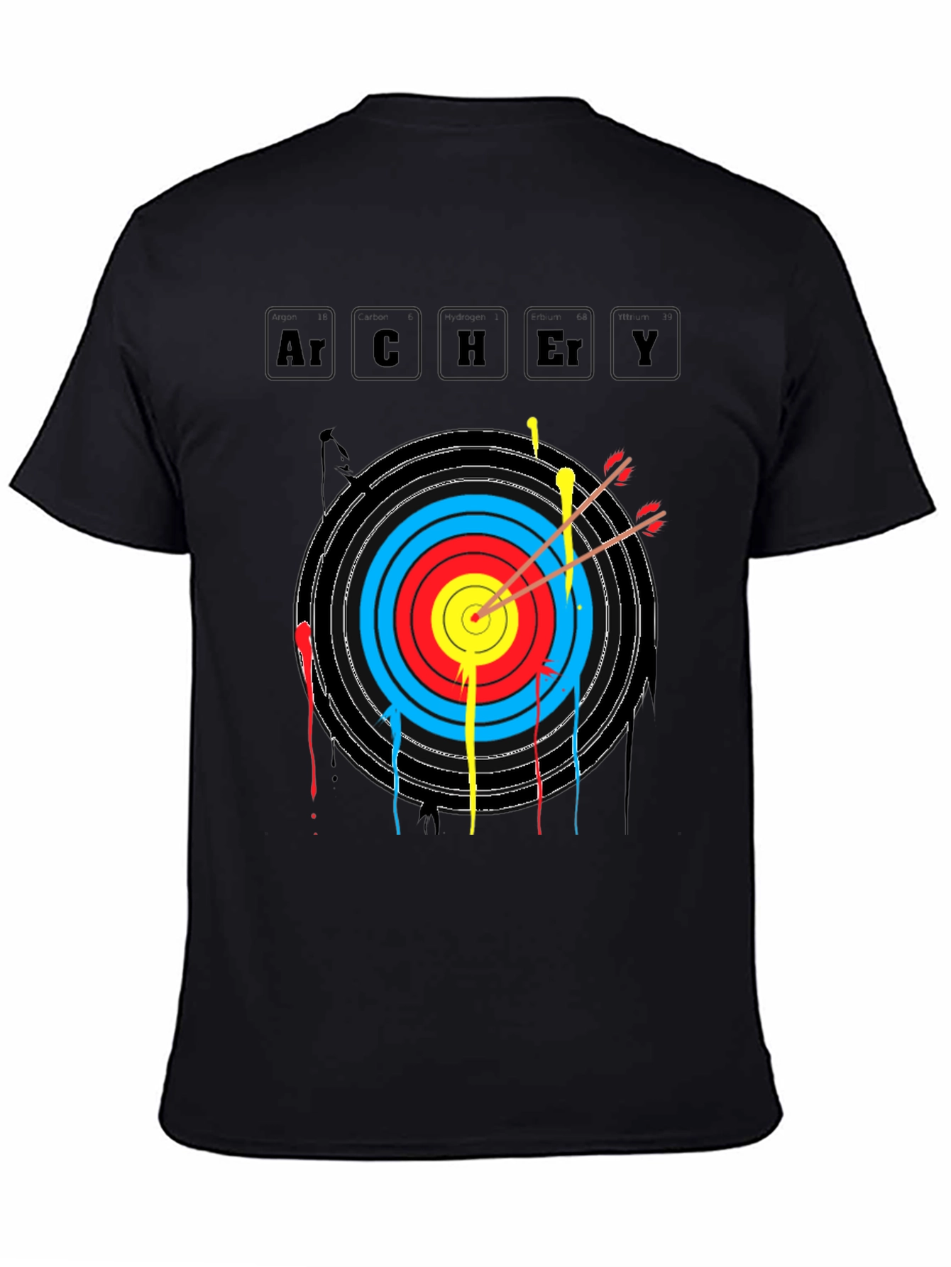 Archery Target Mens T-Shirt - Bullseye Graphic Tee