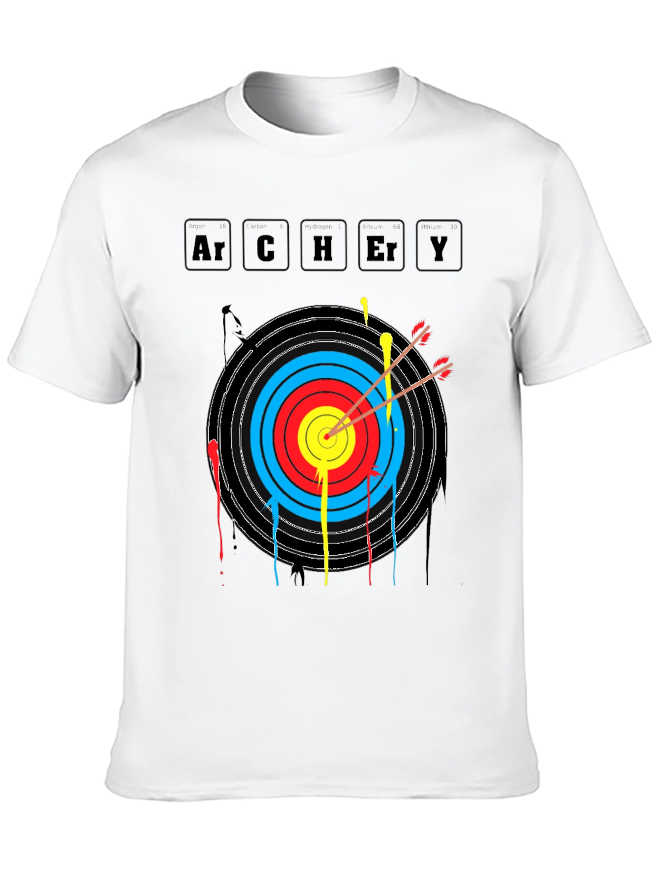 Archery Target Mens T-Shirt - Bullseye Graphic Tee