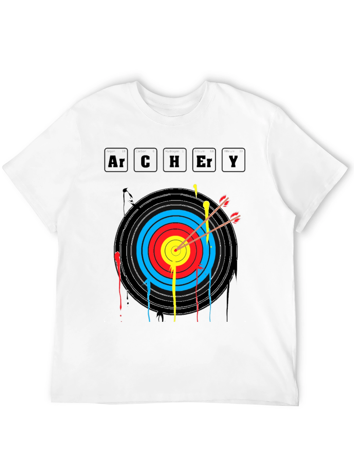 Archery Target Mens T-Shirt - Bullseye Graphic Tee