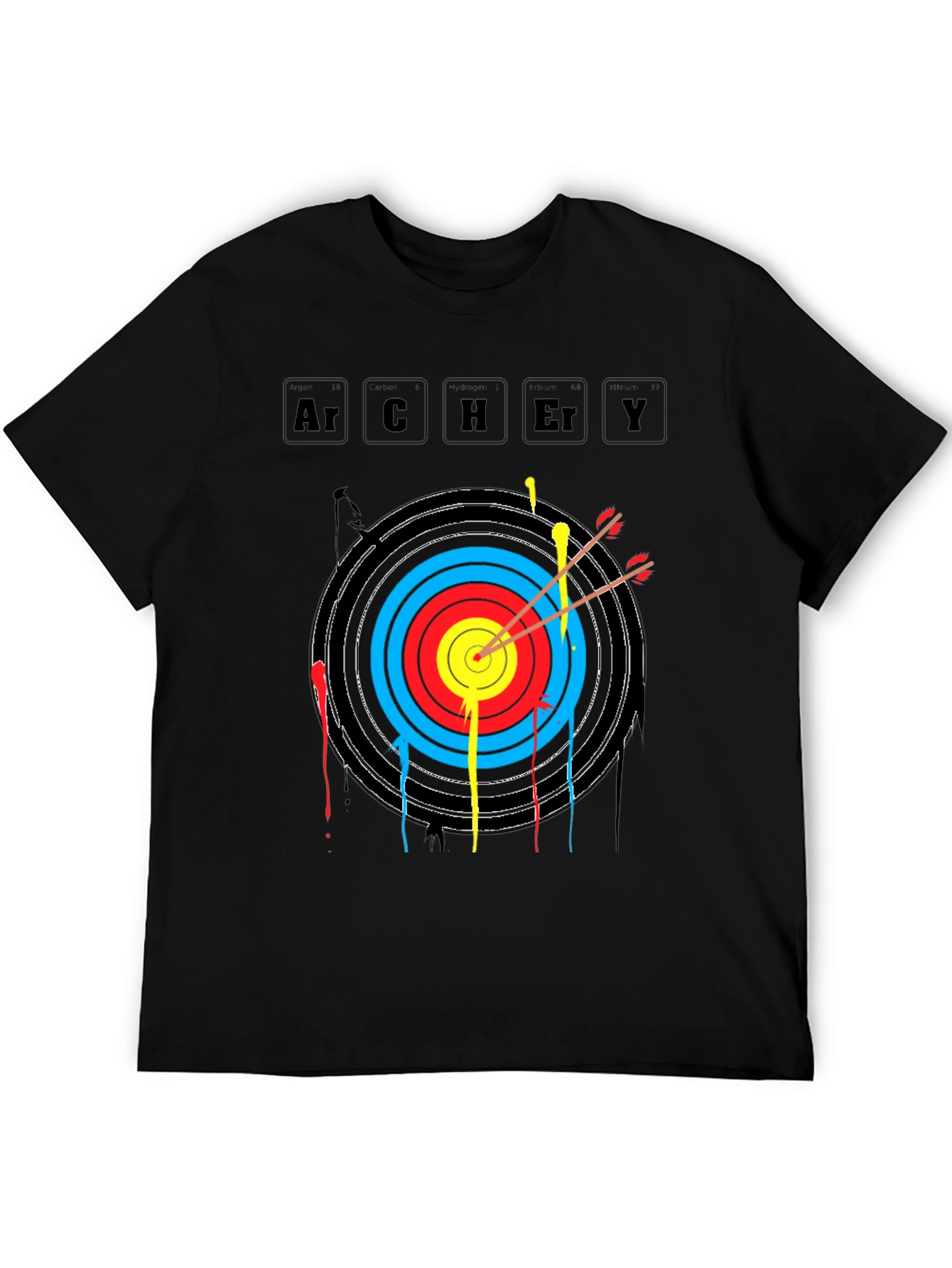 Archery Target Mens T-Shirt - Bullseye Graphic Tee