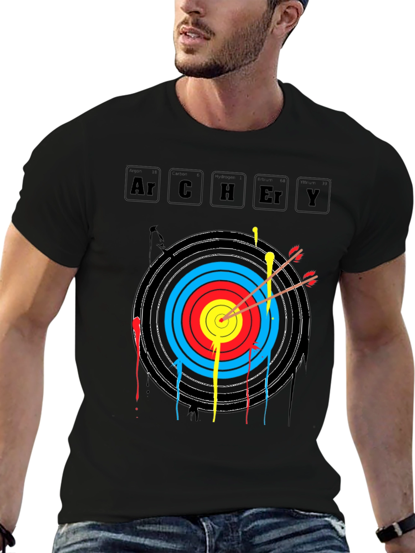 Archery Target Mens T-Shirt - Bullseye Graphic Tee