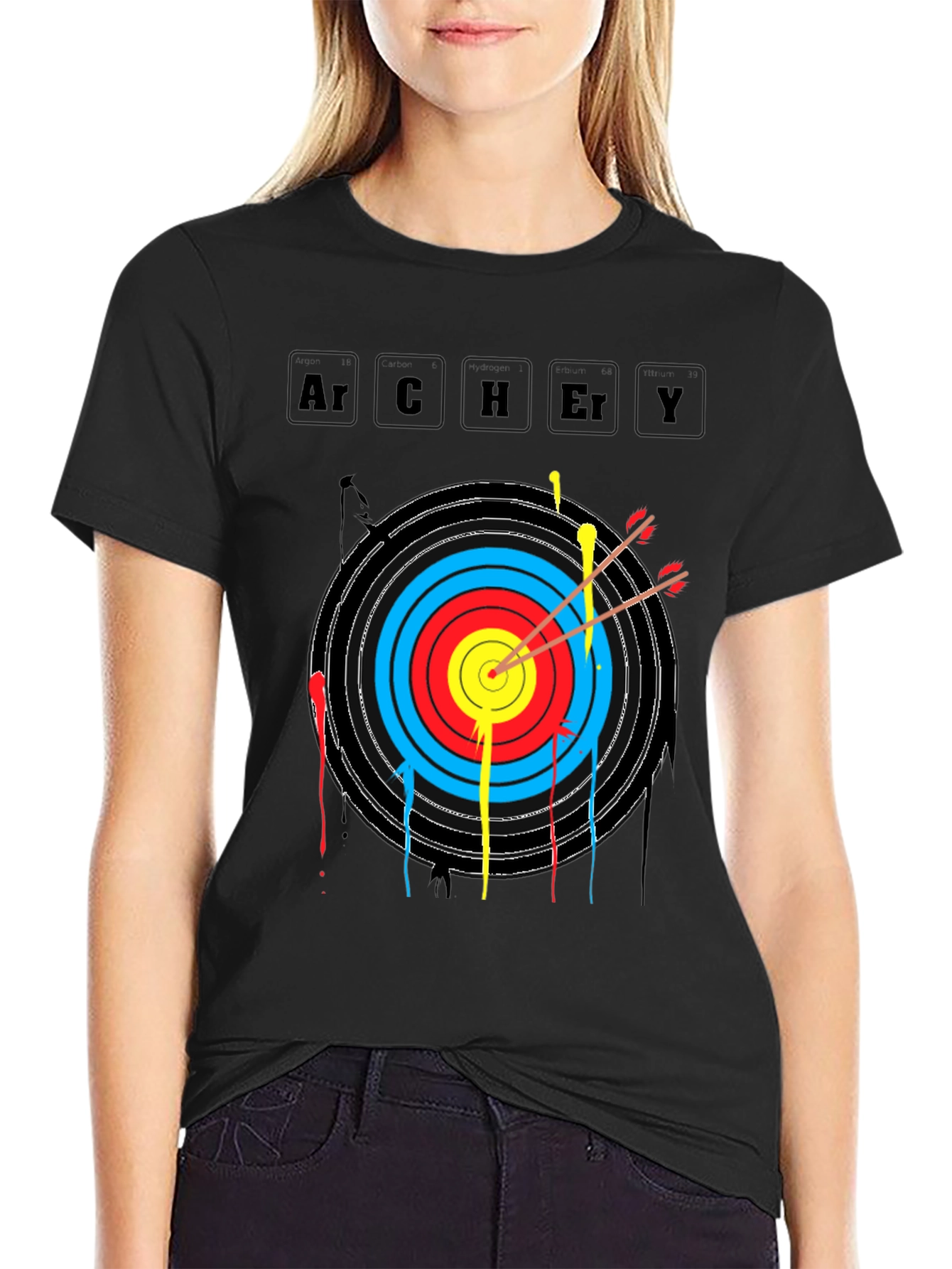 Archery Target Mens T-Shirt - Bullseye Graphic Tee