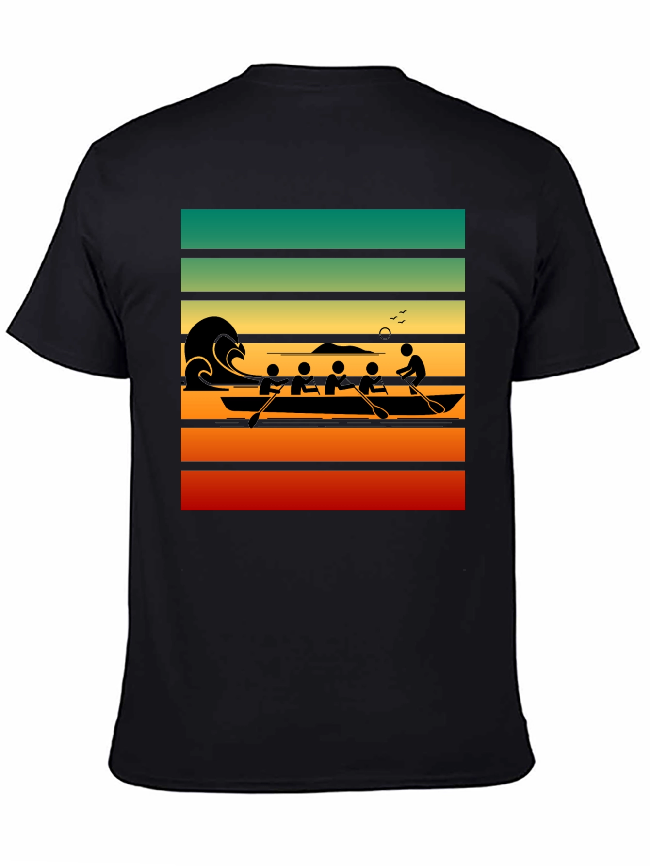 Retro Rowing Crew T-Shirt