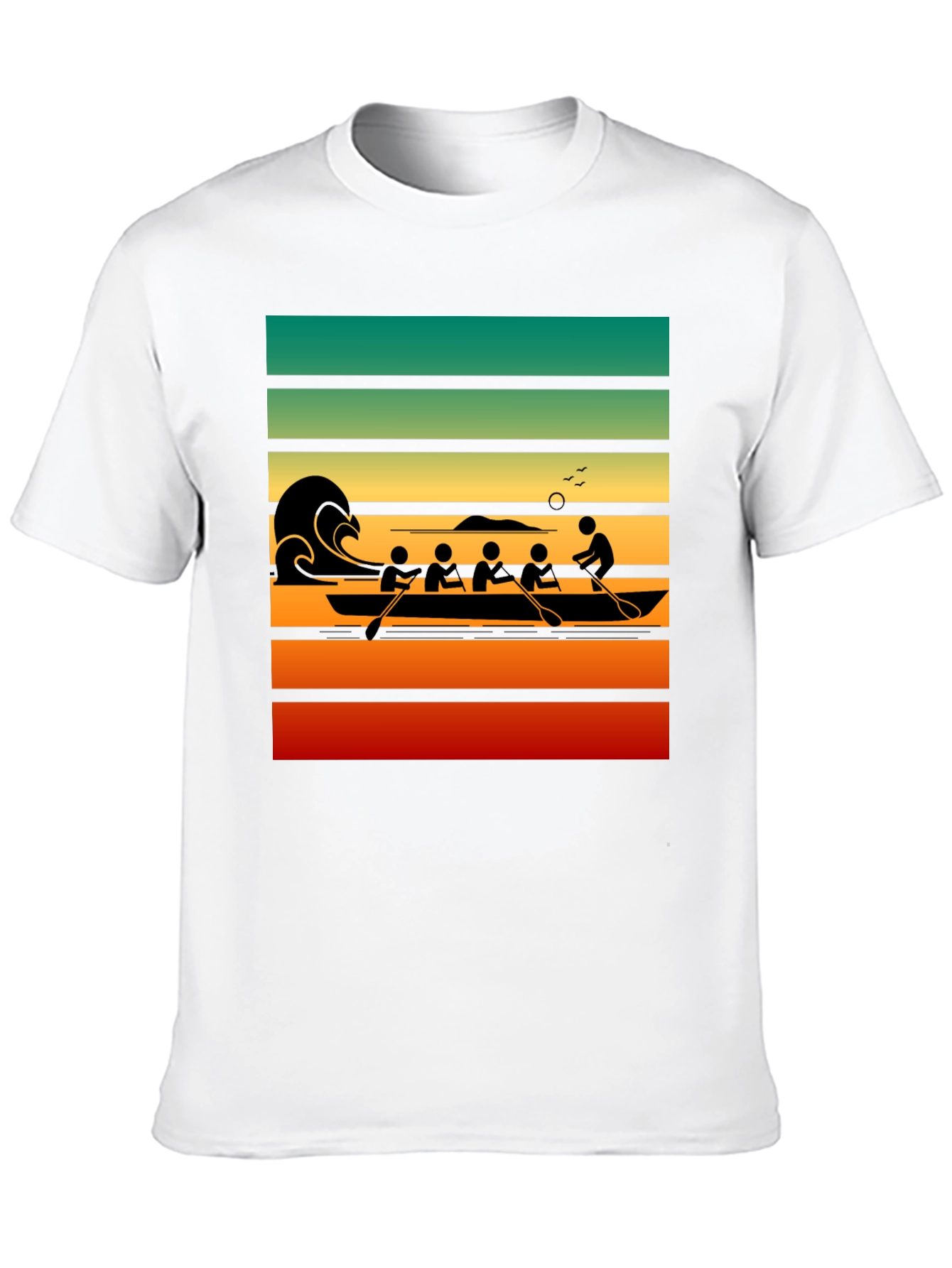 Retro Rowing Crew T-Shirt