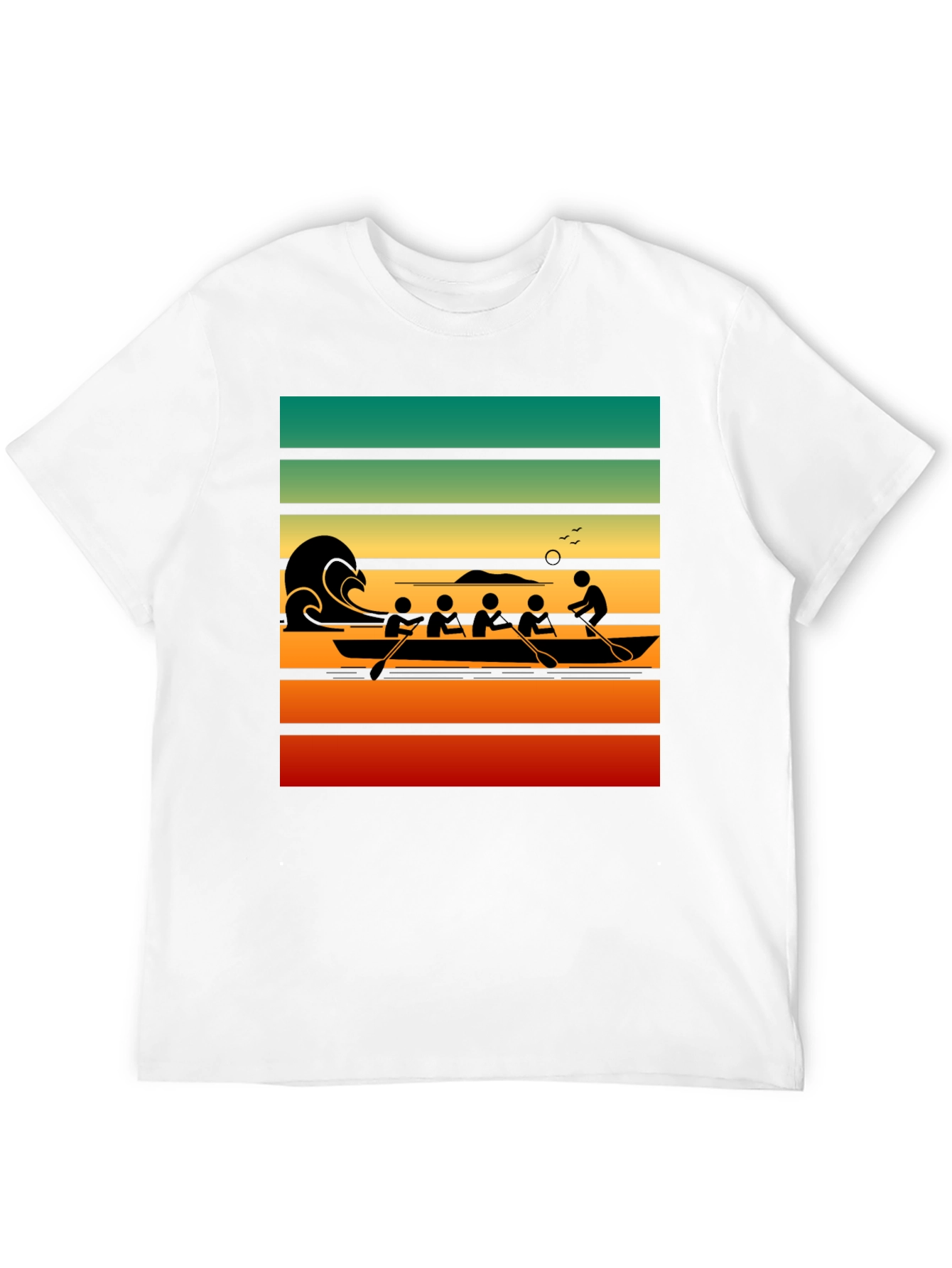 Retro Rowing Crew T-Shirt