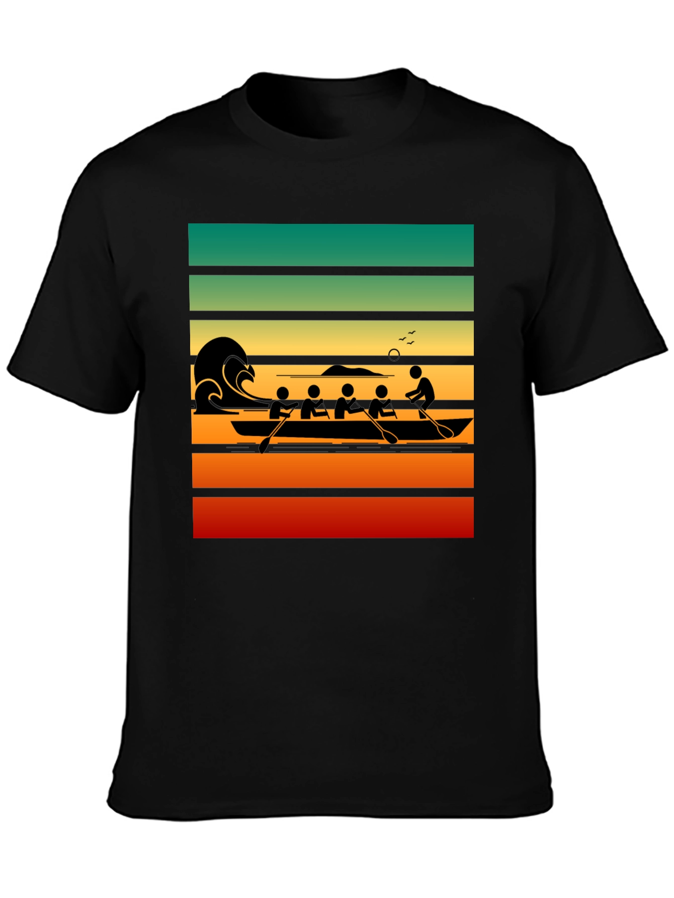 Retro Rowing Crew T-Shirt