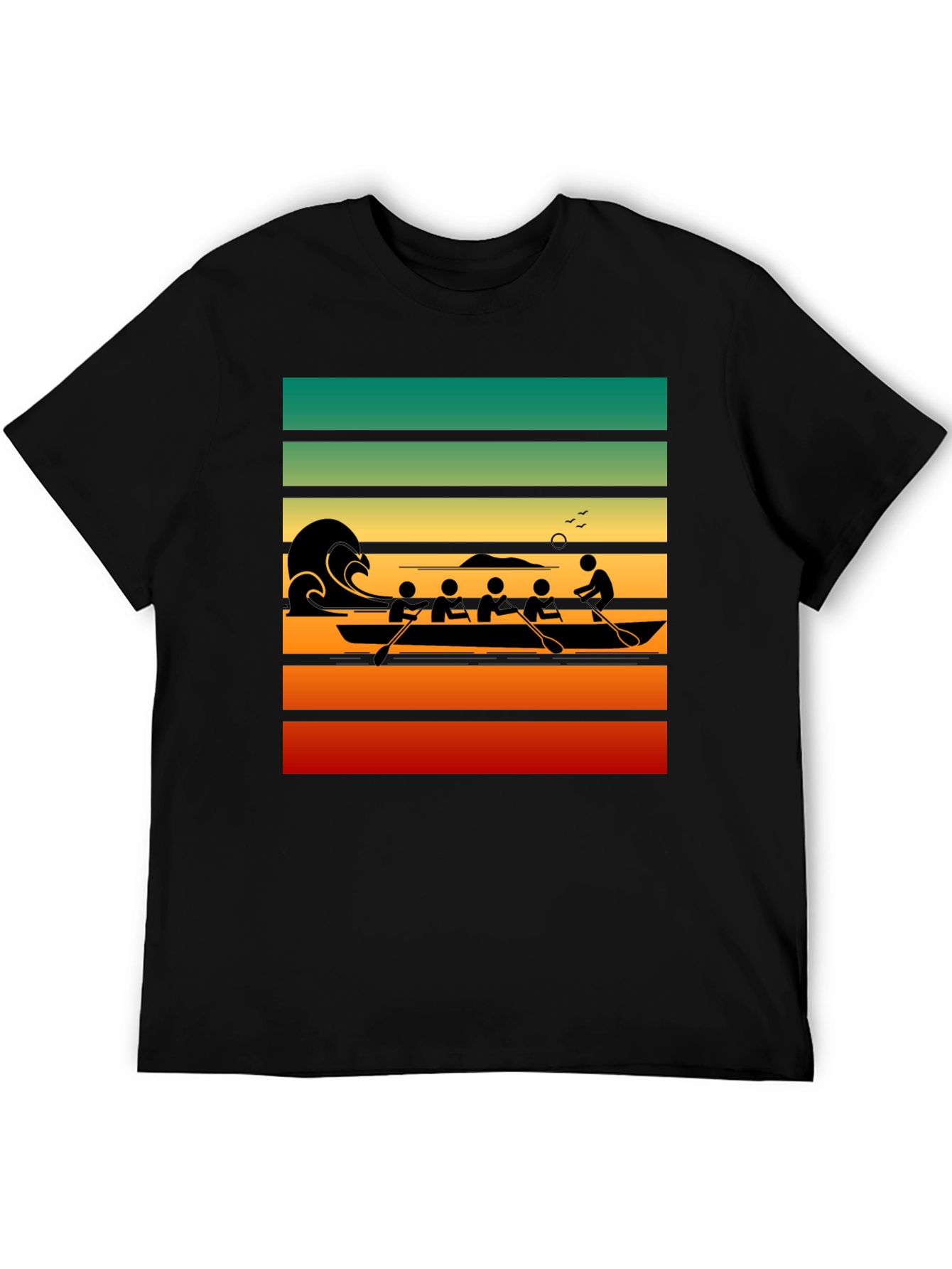 Retro Rowing Crew T-Shirt