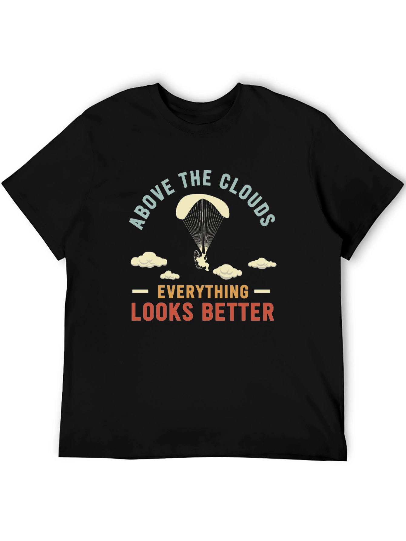 Above the Clouds T-Shirt - Skydiving Design
