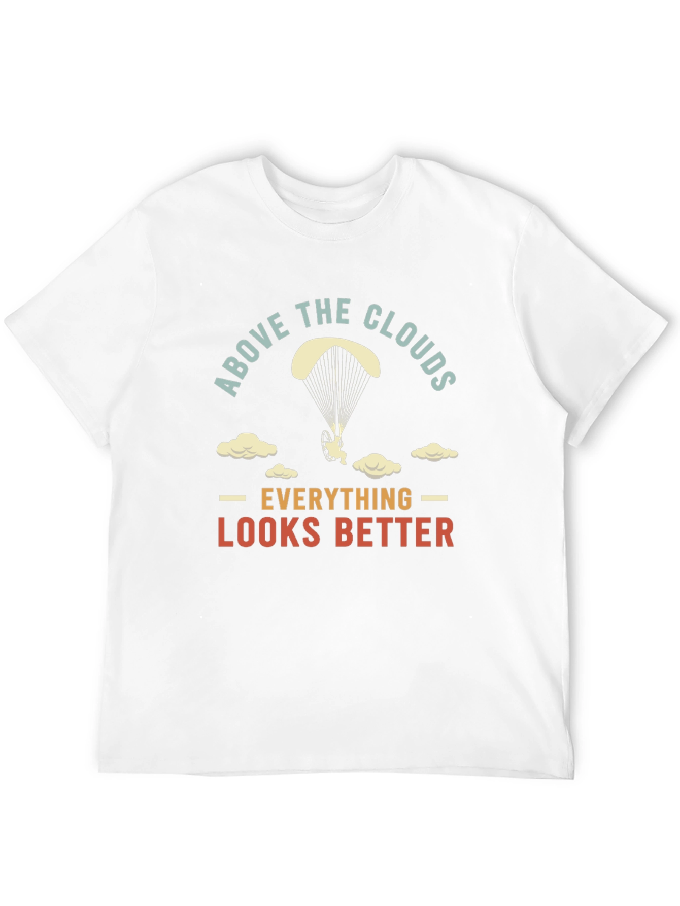 Above the Clouds T-Shirt - Skydiving Design