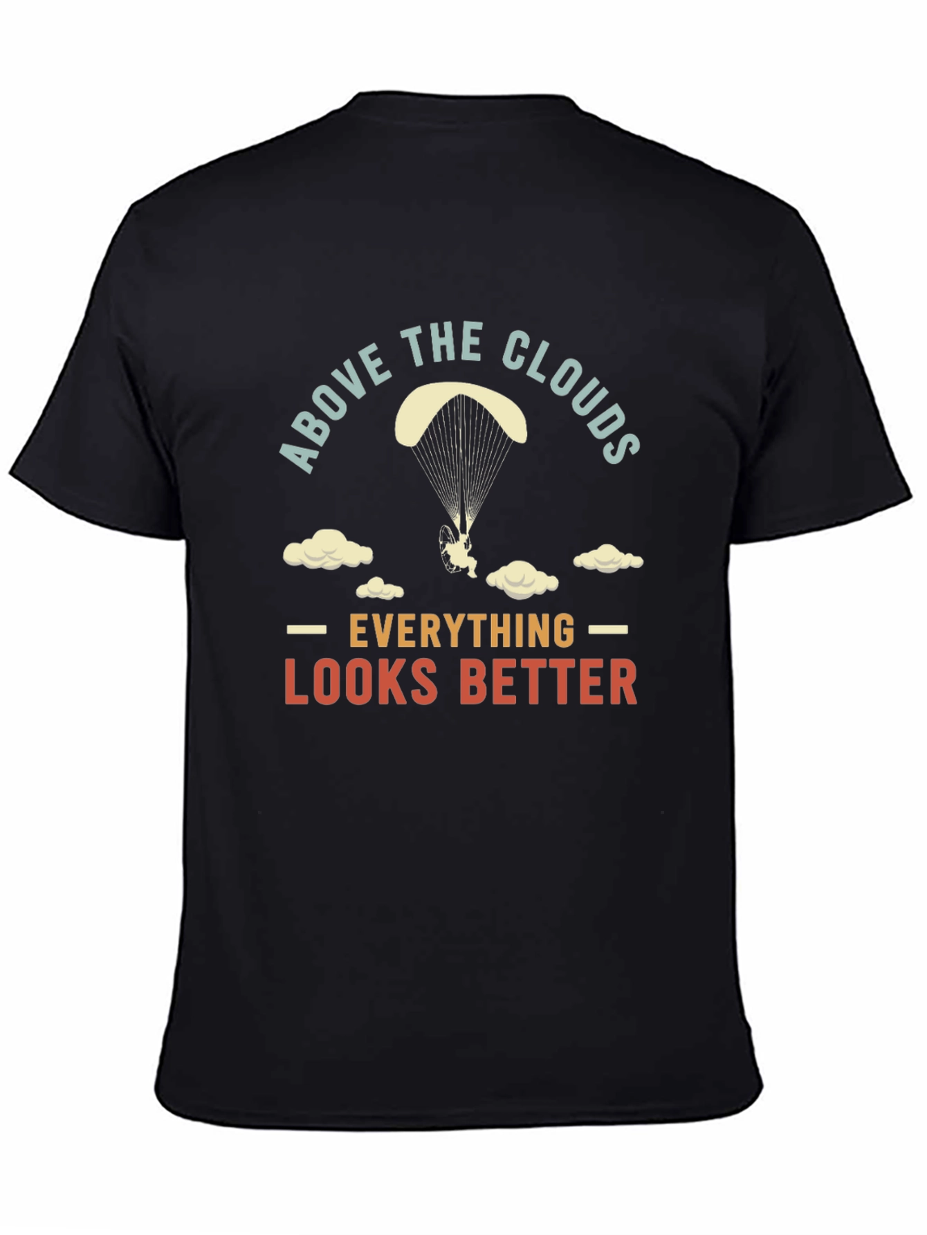 Above the Clouds T-Shirt - Skydiving Design