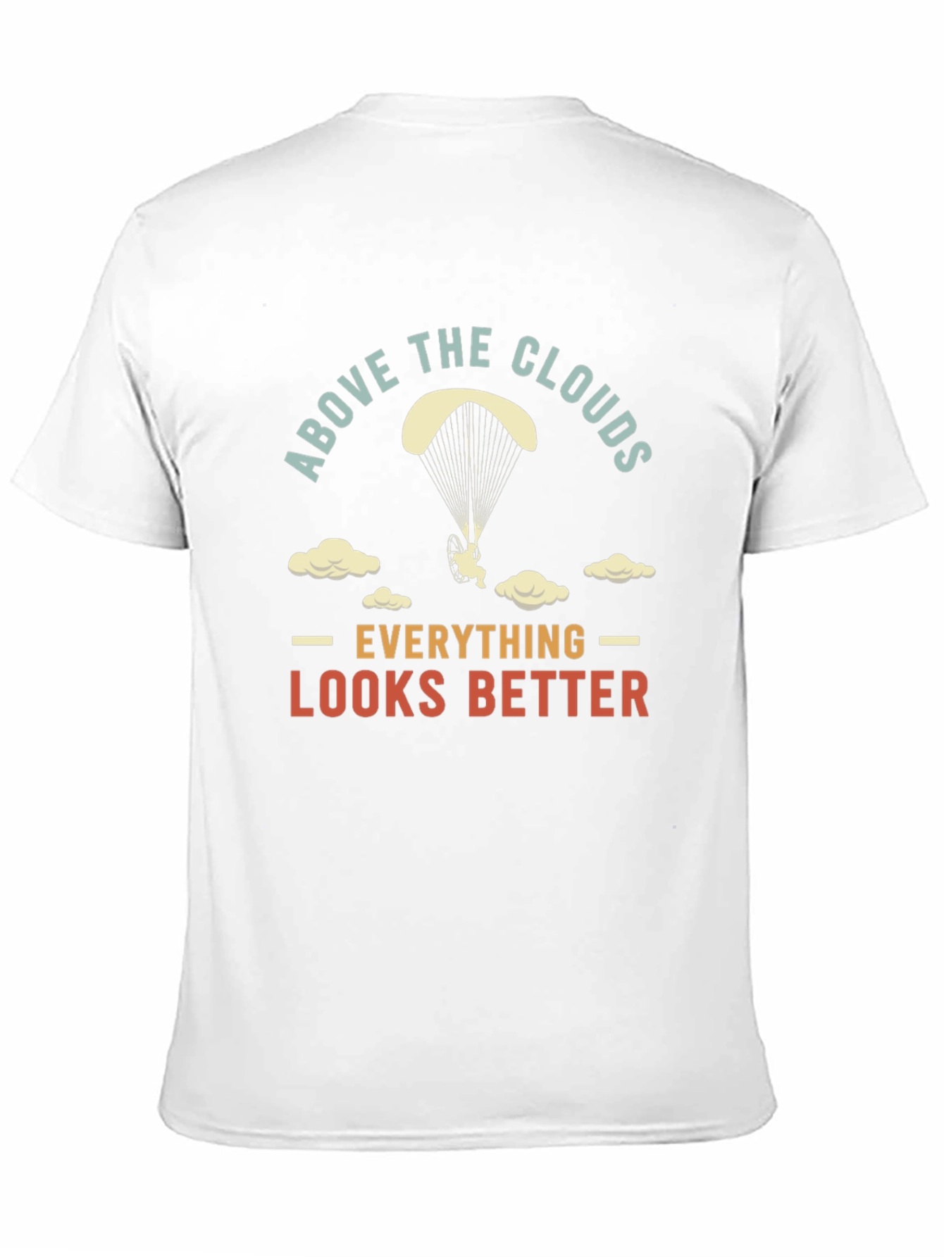 Above the Clouds T-Shirt - Skydiving Design