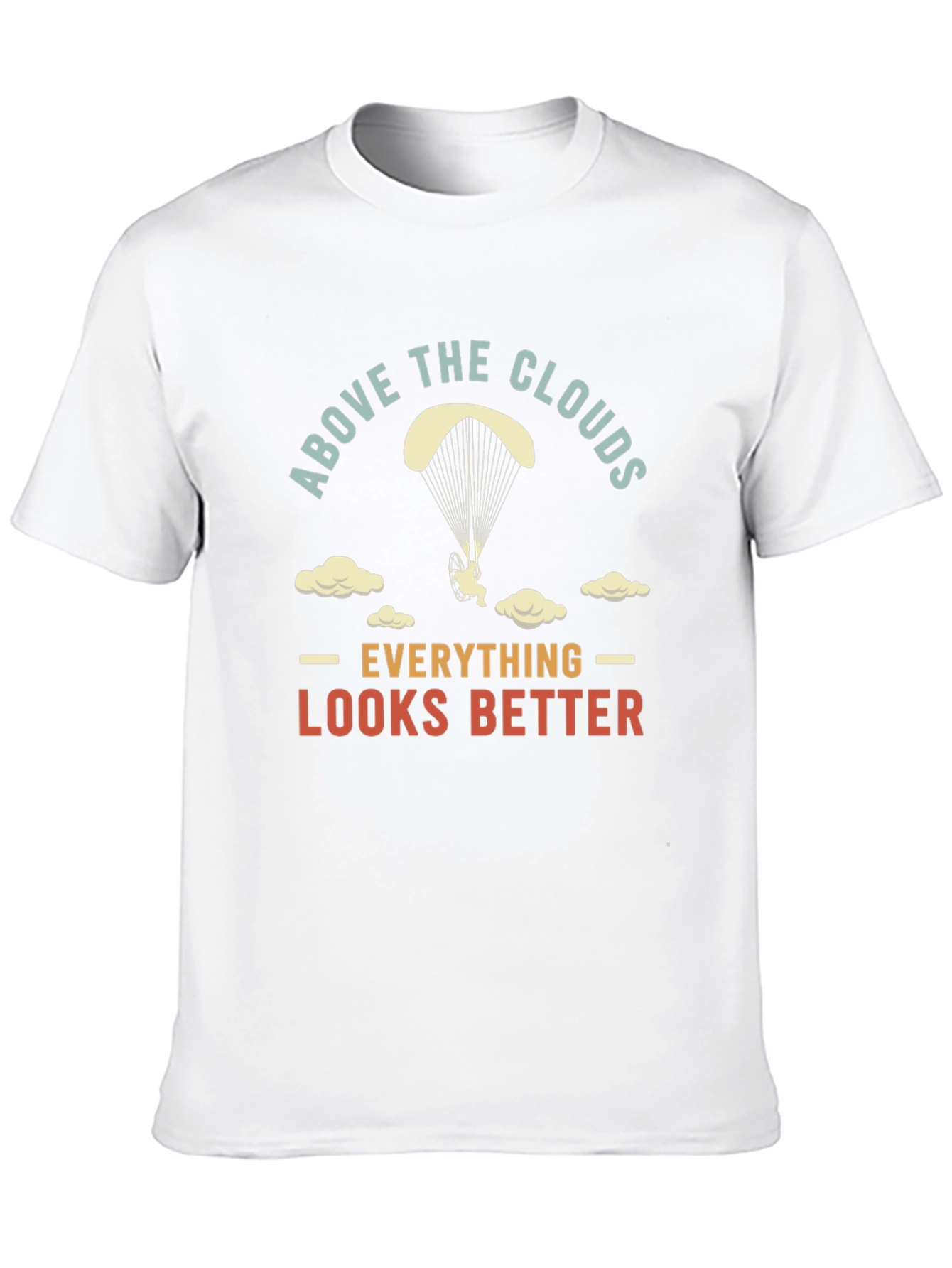 Above the Clouds T-Shirt - Skydiving Design