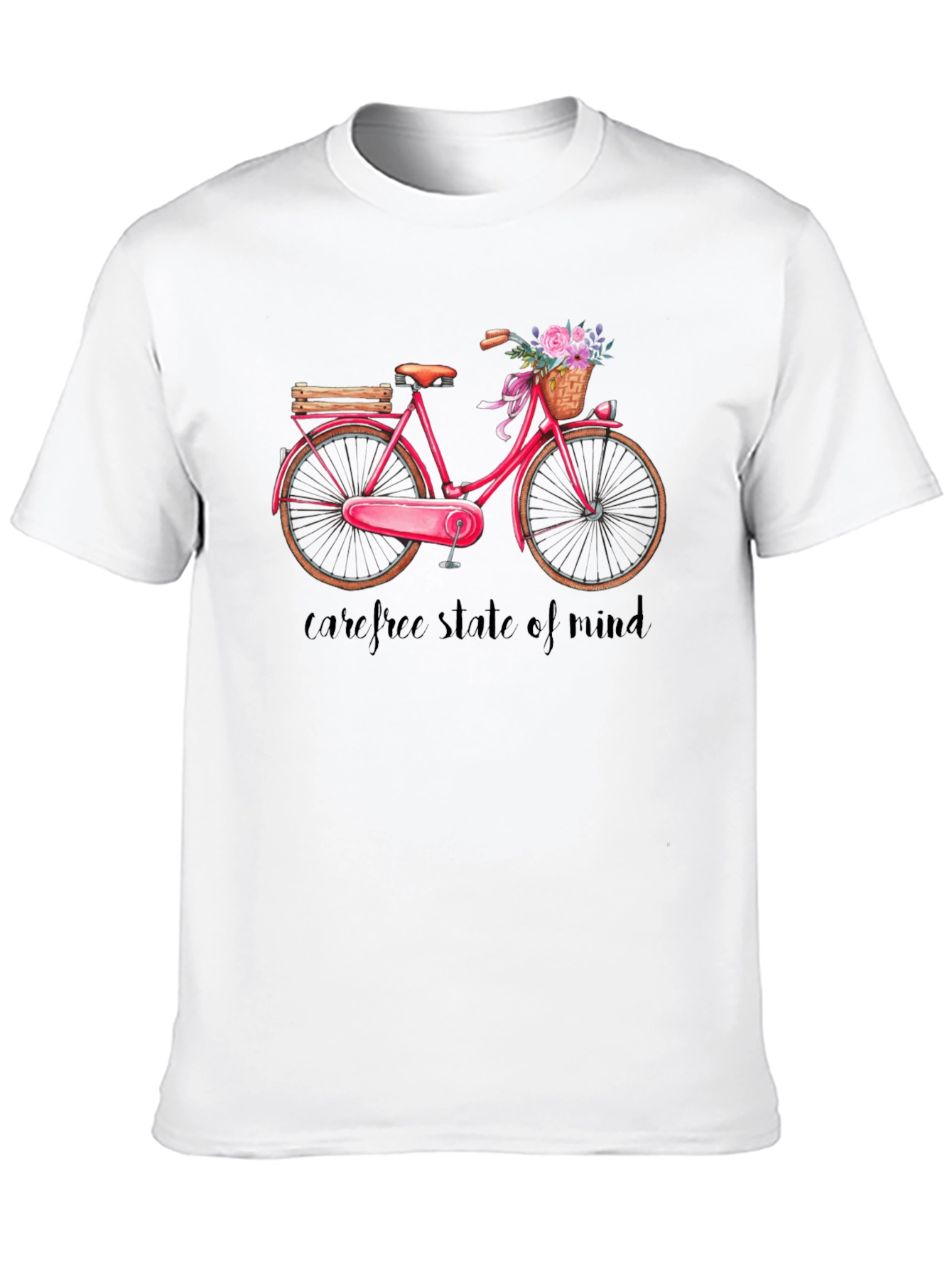 Carefree State of Mind Bicycle Graphic Tee