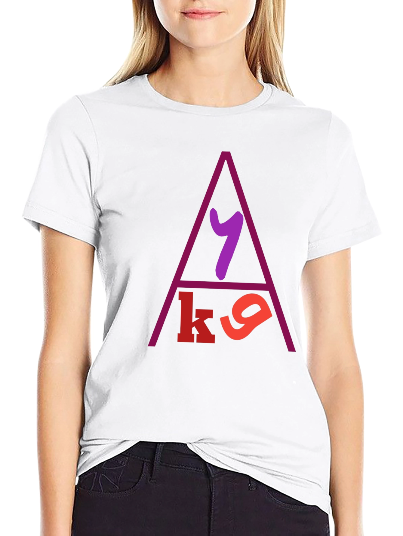 Modern Design Graphic Print T-Shirt