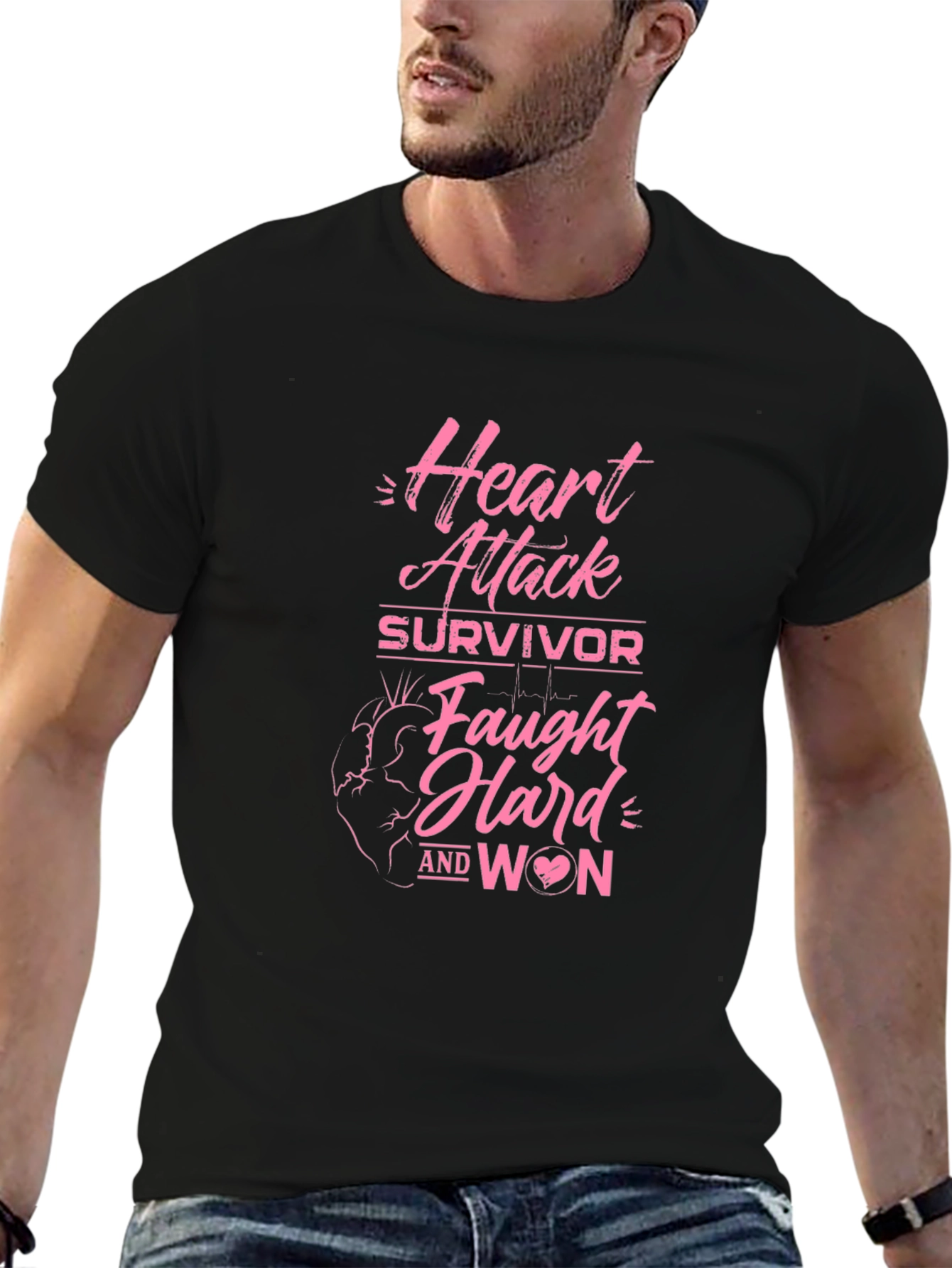 Heart Attack Survivor Graphic Tee