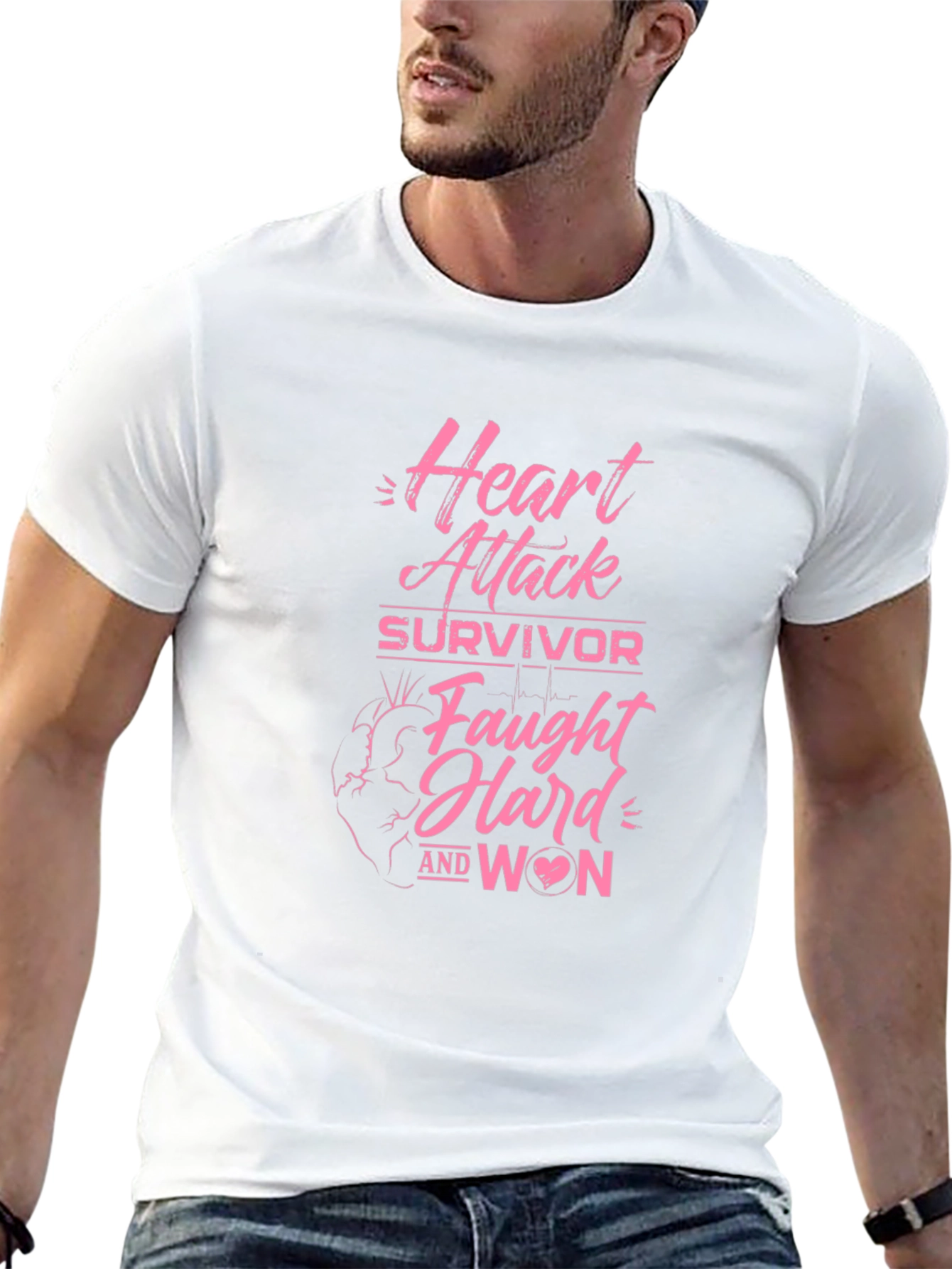 Heart Attack Survivor Graphic Tee