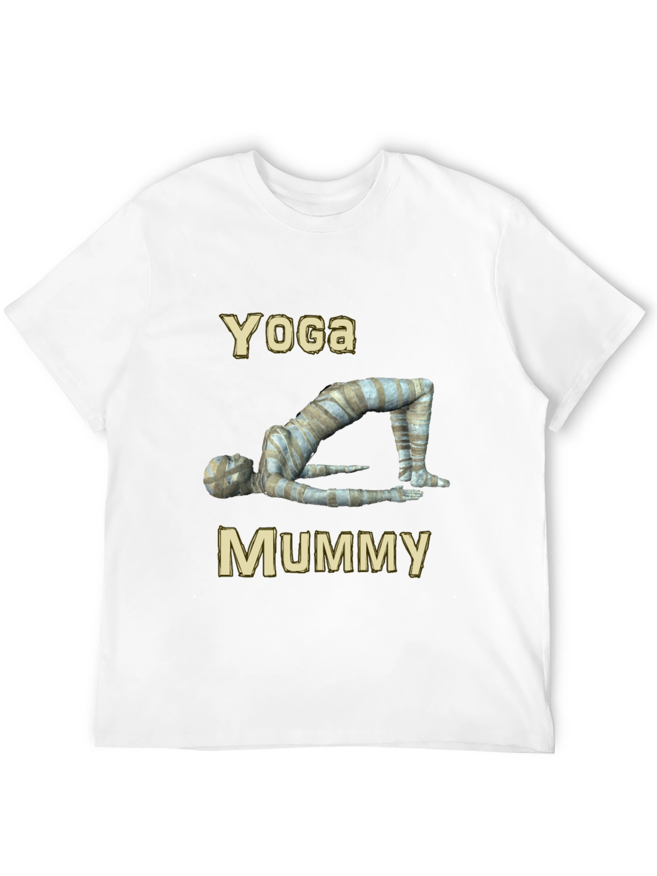 Yoga Mummy Graphic T-Shirt - Relax in Style