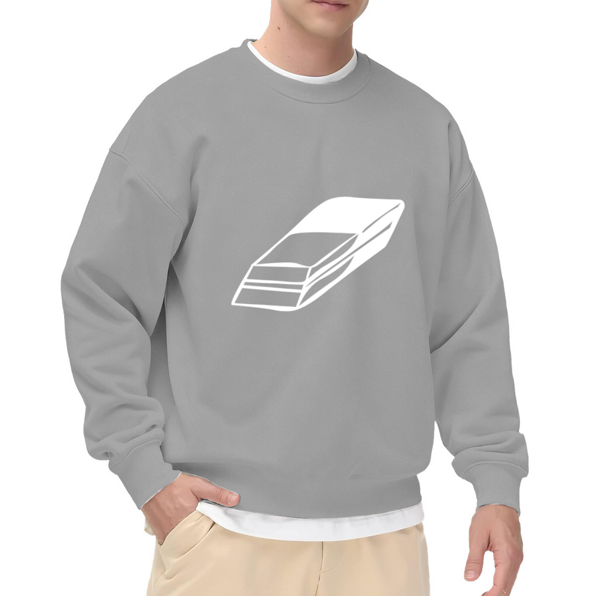 Glasses Minimalist Line Art Graphic ԲÁìÎÀÒÂ - Unique Design Pullover Sweatshirt