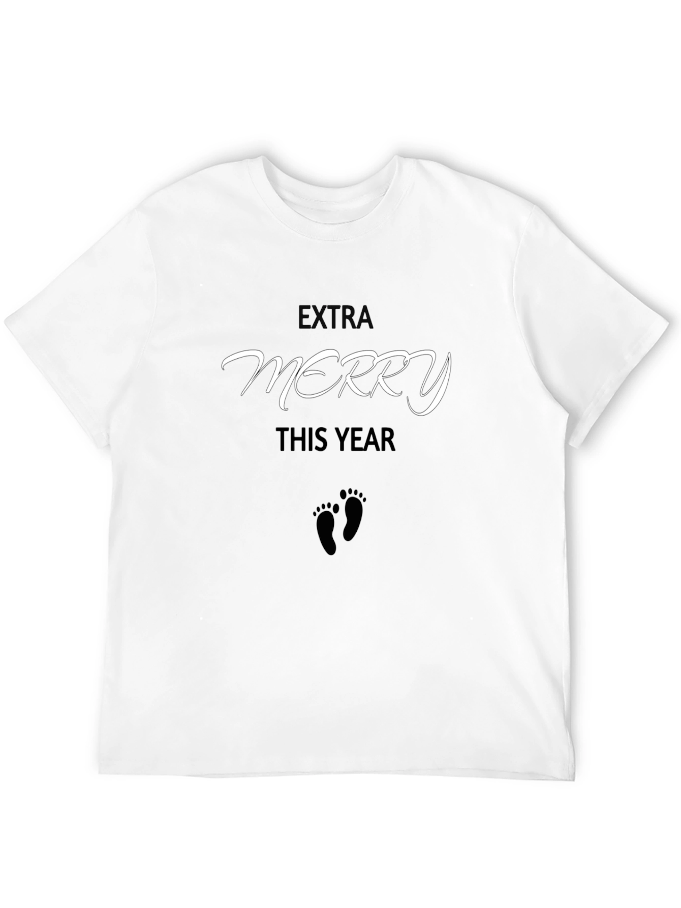 Extra Merry This Year Pregnancy Reveal T-Shirt