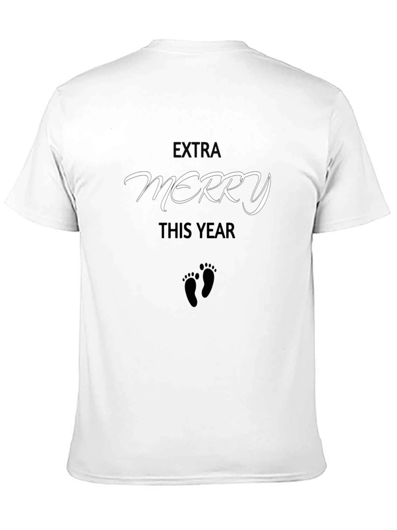 Extra Merry This Year Pregnancy Reveal T-Shirt