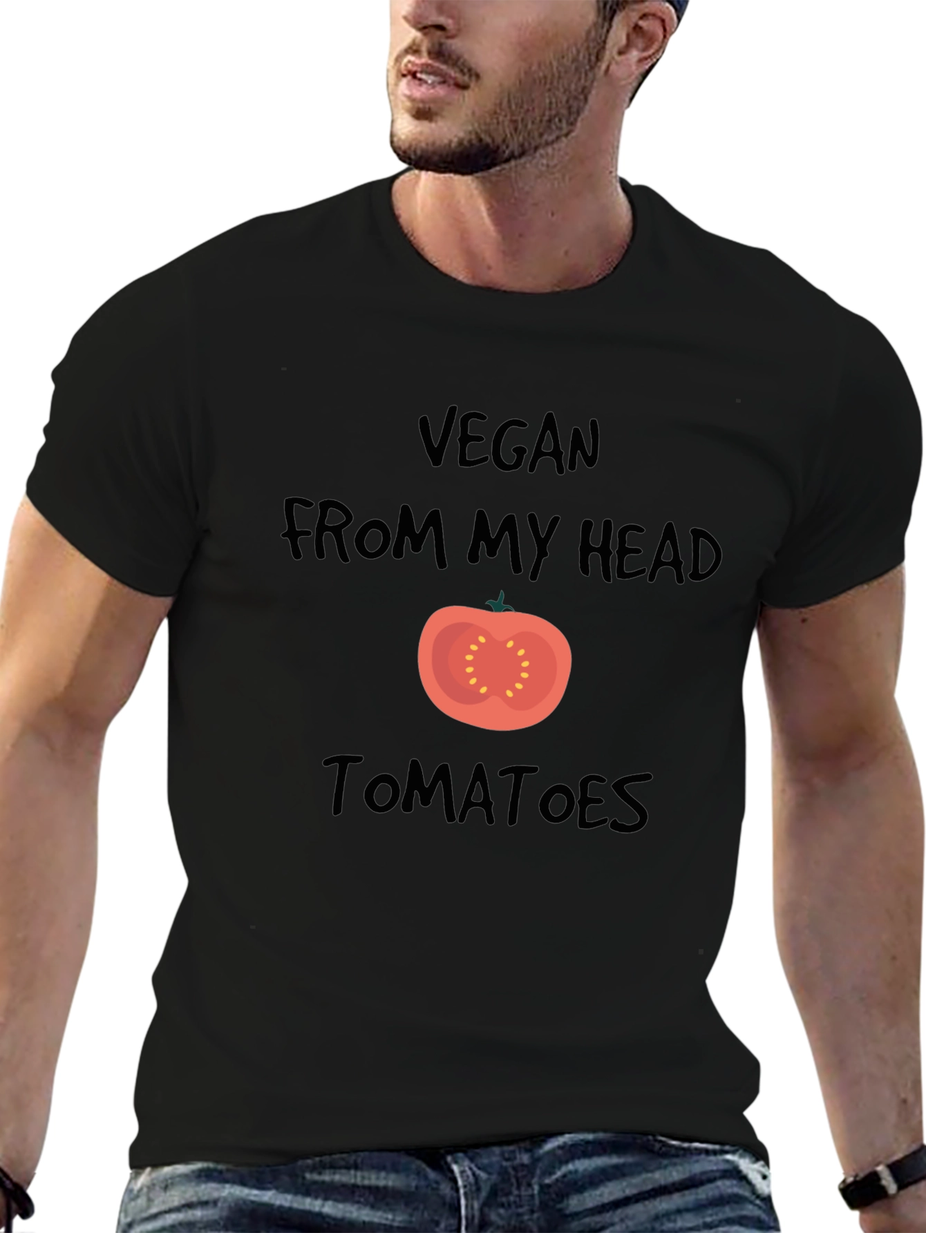 Vegan From My Head Tomatoes T-Shirt