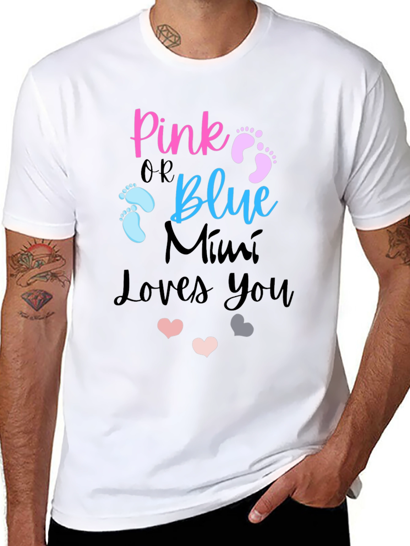 Pink or Blue Gender Reveal T-Shirt