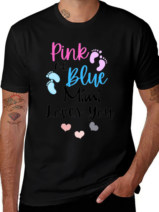 Pink or Blue Gender Reveal T-Shirt