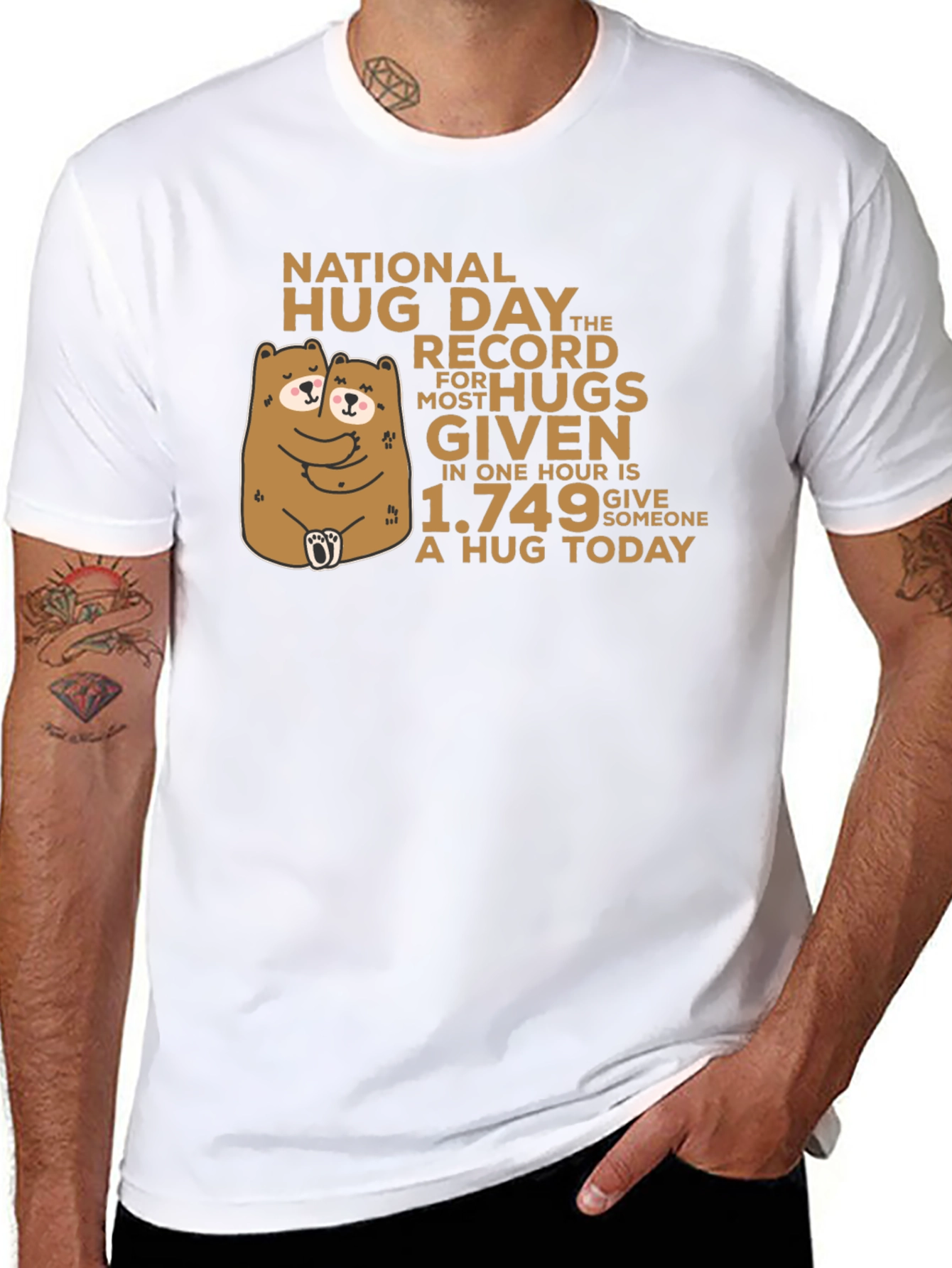 National Hug Day T-Shirt: Give Someone a Hug Today!