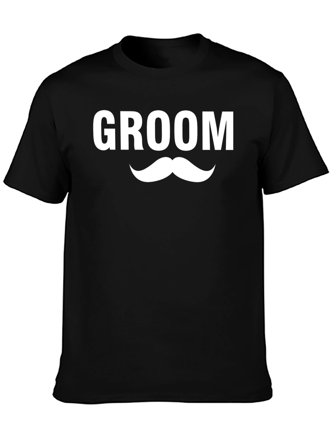 Groom Mustache Graphic T-Shirt - Bachelor Party Tee