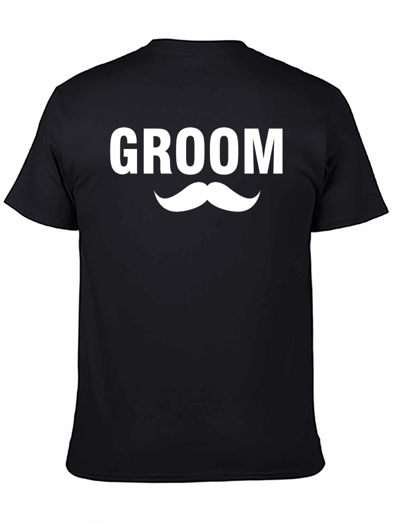 Groom Mustache Graphic T-Shirt - Bachelor Party Tee