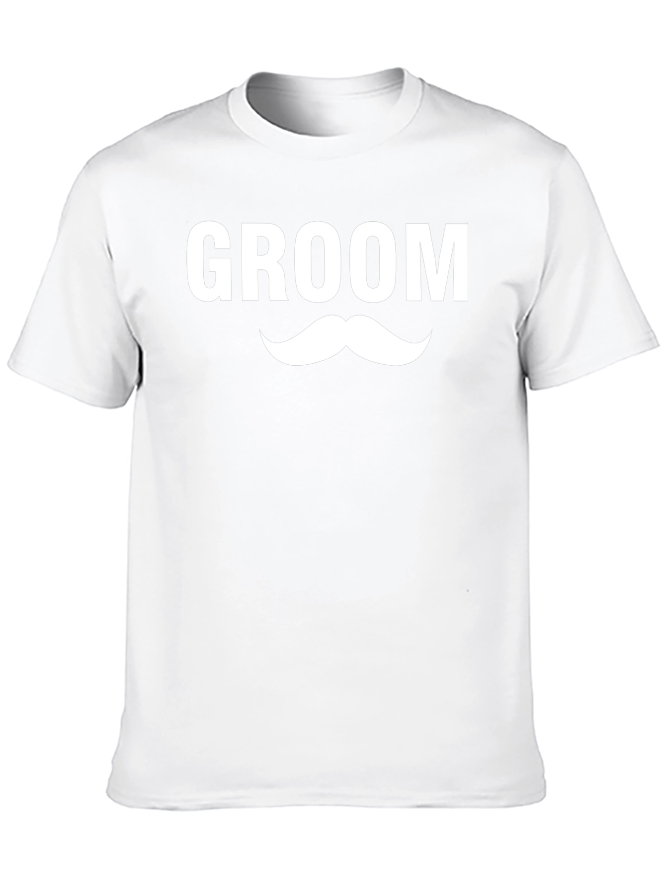 Groom Mustache Graphic T-Shirt - Bachelor Party Tee