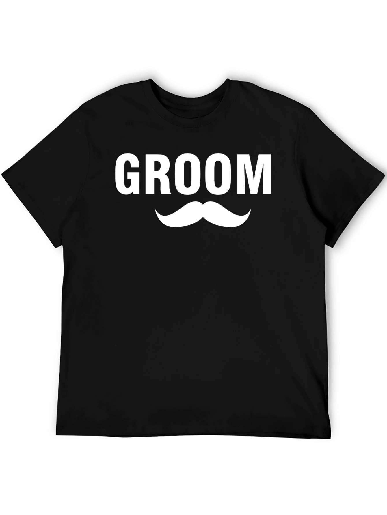 Groom Mustache Graphic T-Shirt - Bachelor Party Tee