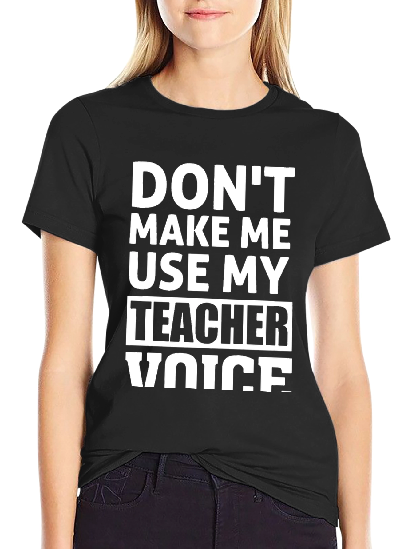Teacher Voice T-Shirt - Funny School Apparel